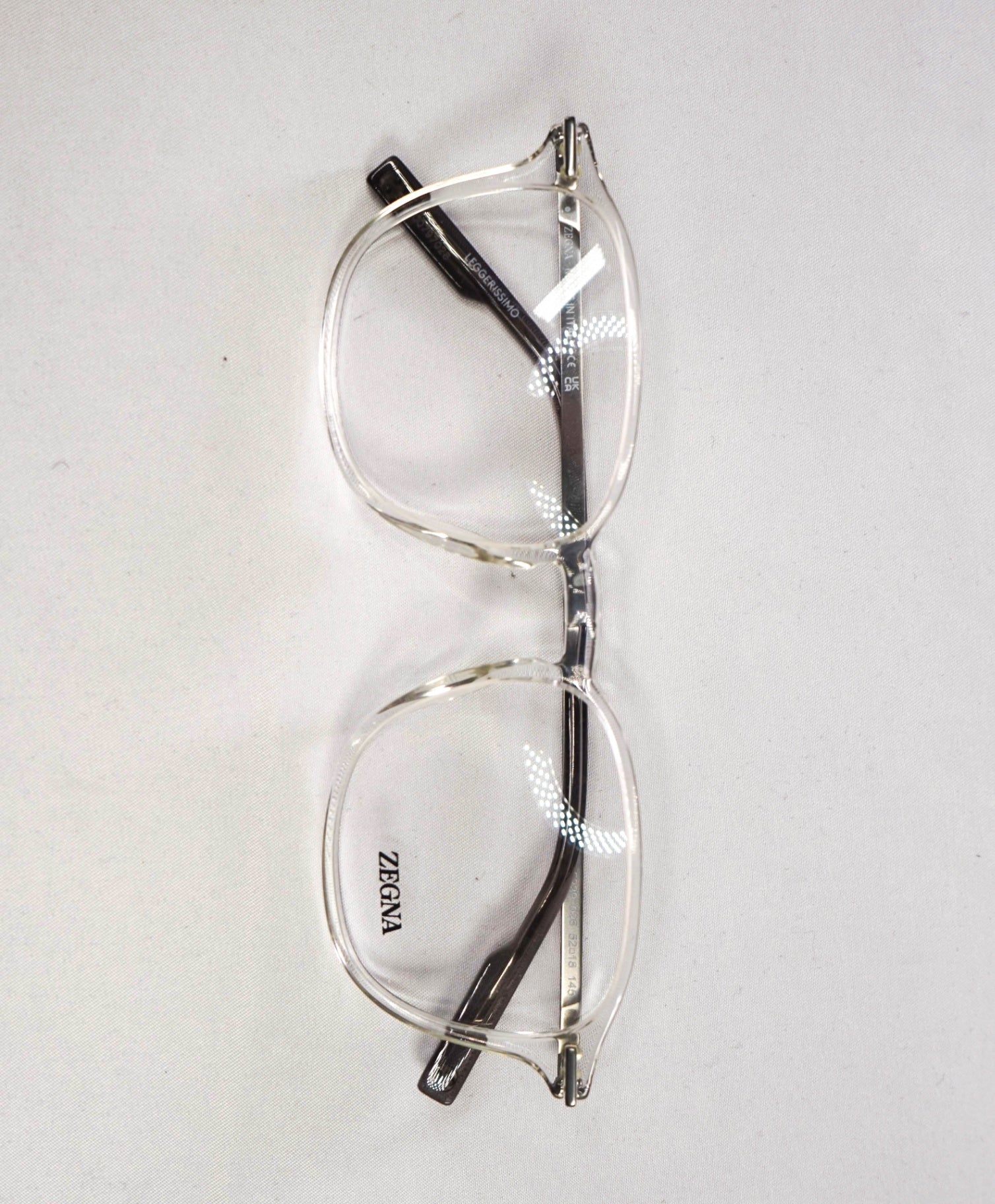 $475 ZEGNA - Plastic/Metal Glasses EZ 5229 - 52 18 145