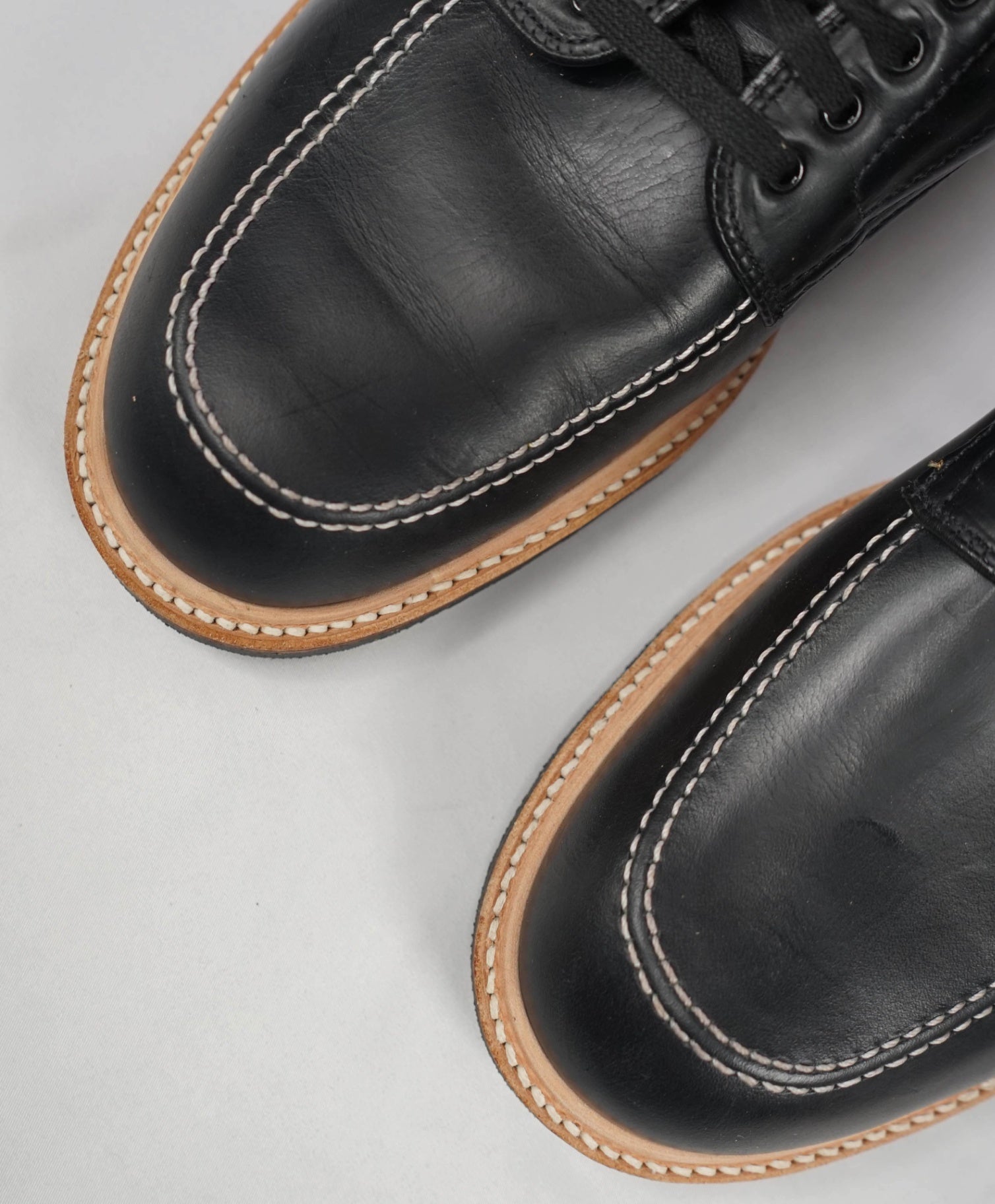 $702 ALDEN - "401 INDY BOOT" Black Leather Boot - 10 E