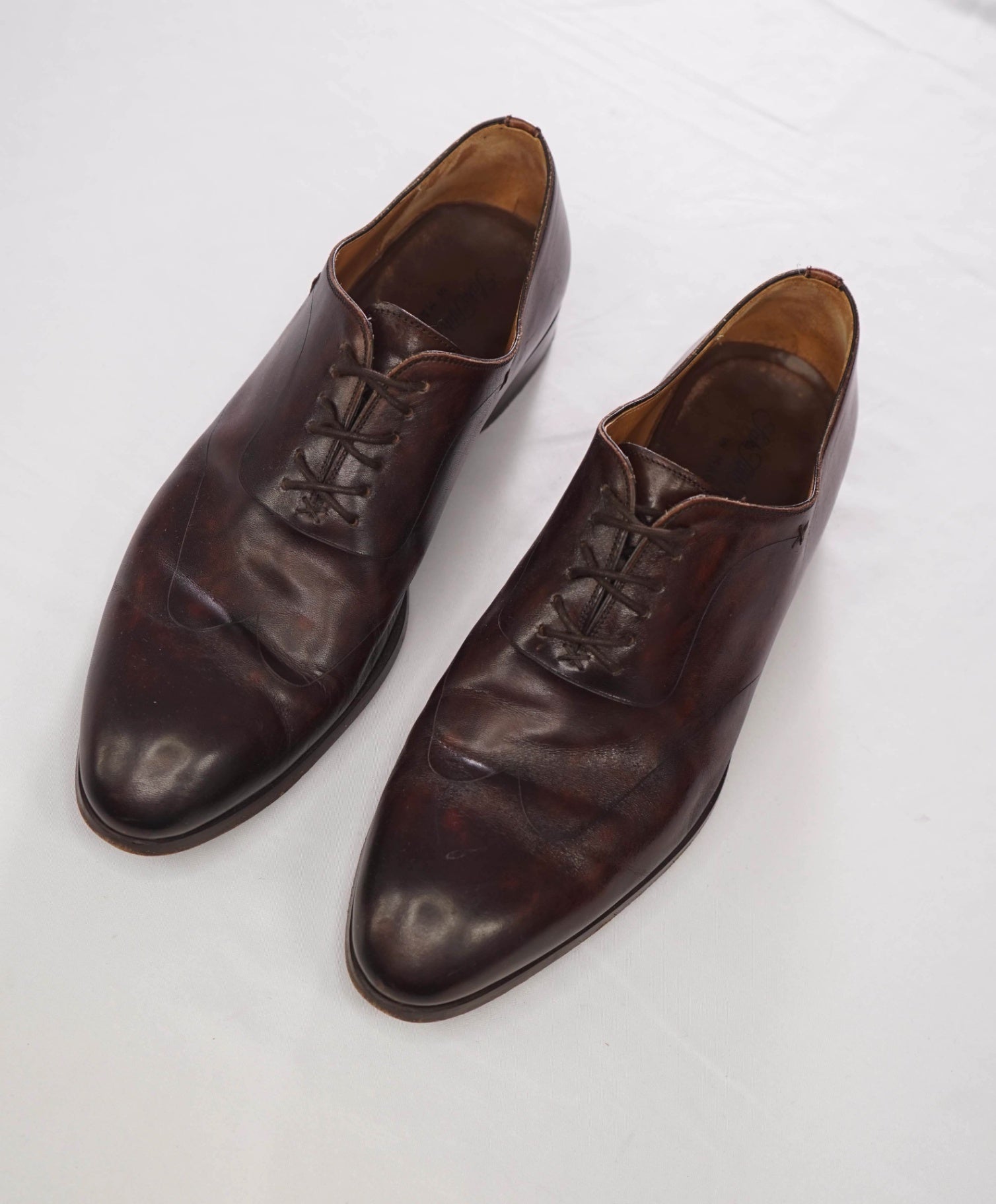 $645 MAGNANNI - Brown Leather Wingtip Oxfords - 9.5 M