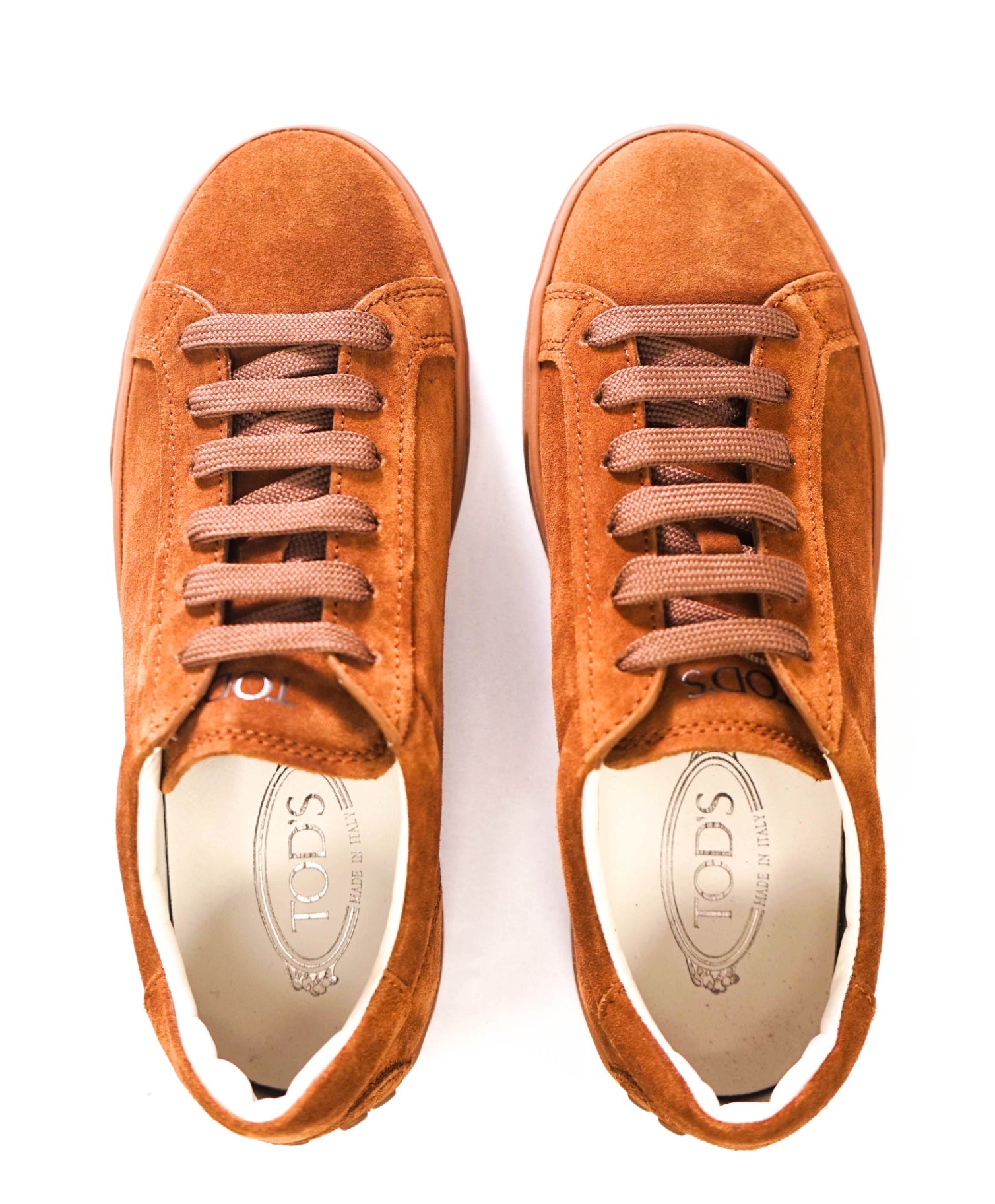 $750 TOD'S - Brown Suede Sneakers - US 7.5 (6.5UK)