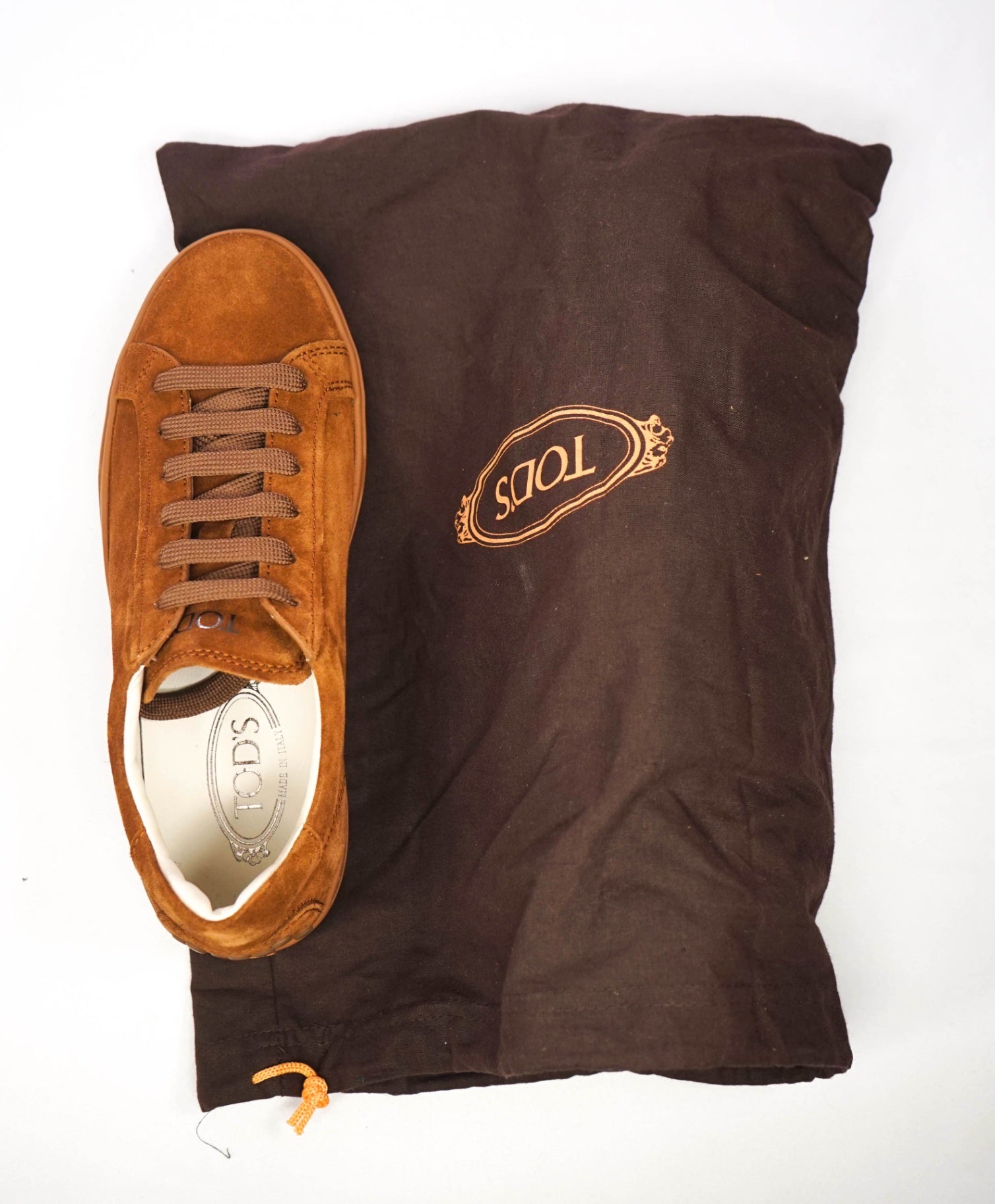 $750 TOD'S - Brown Suede Sneakers - US 7.5 (6.5UK)