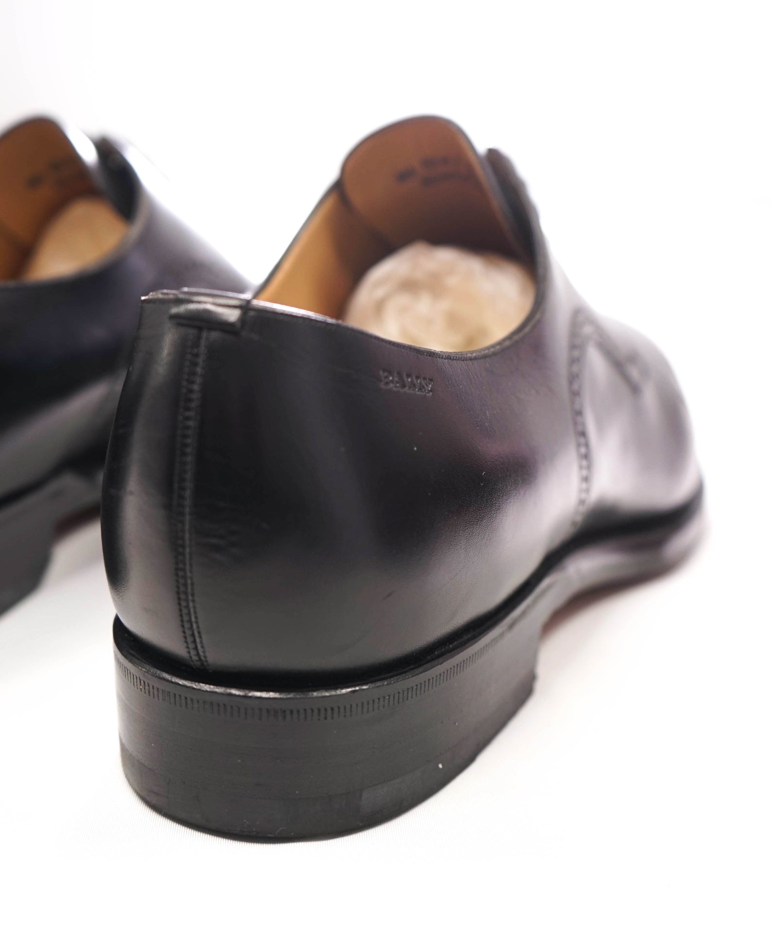 $1,195 BALLY SCRIBE - Goodyear Black Leather Derby - US 11 (UK10)