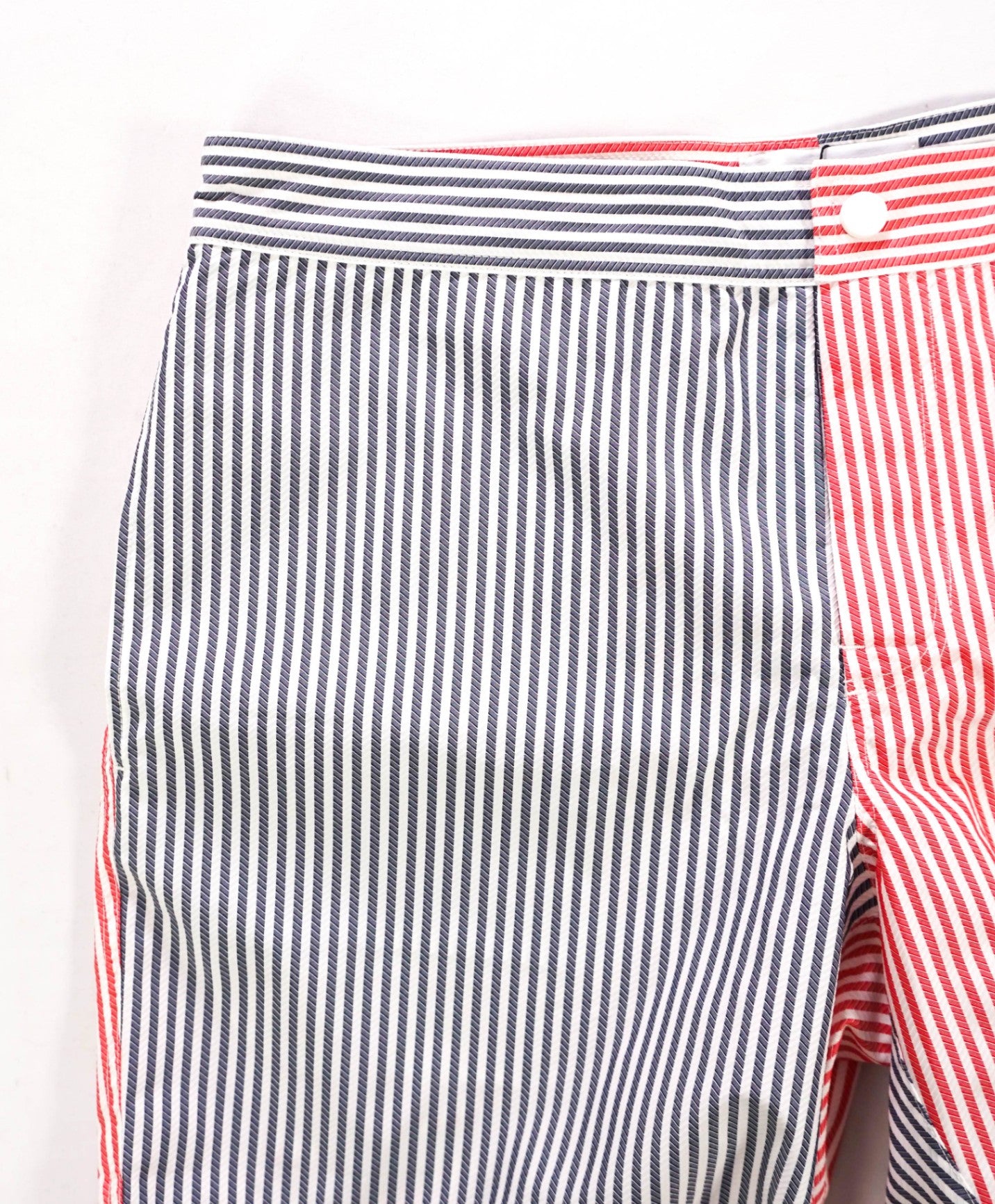 $580 THOM BROWNE - Red/White/Blue Stripe Swim Shorts  - M