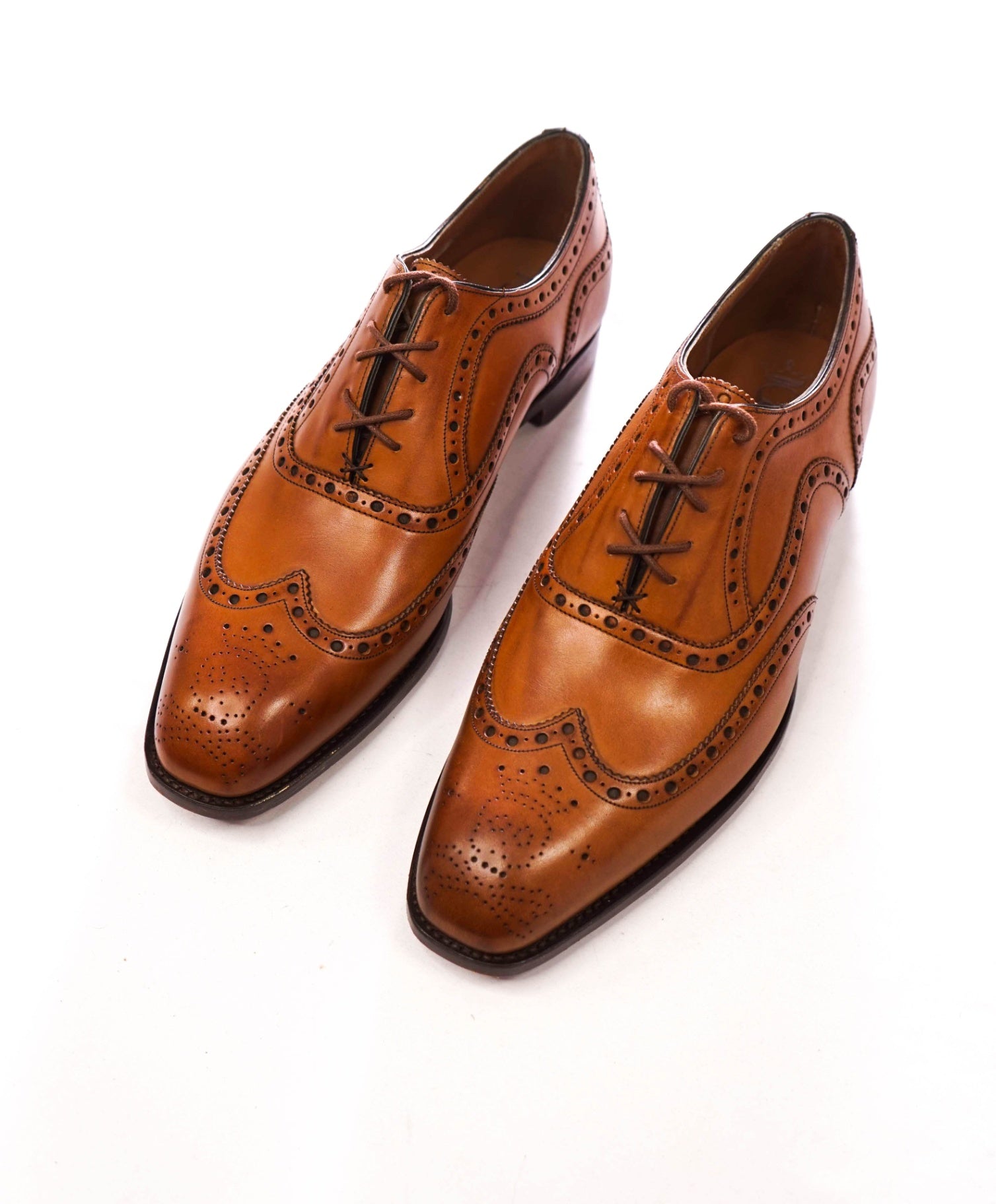 $875 BARKER BLACK - Brown Leather "ARCHDALE" Oxfords - US 12 (UK11)