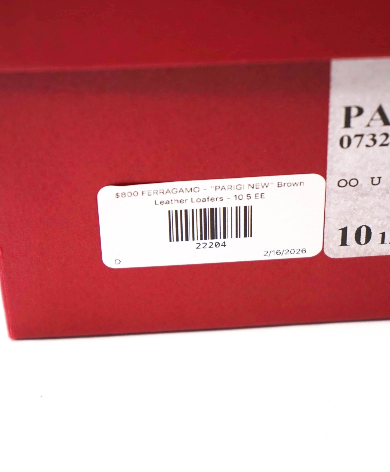 $800 FERRAGAMO - "PARIGI NEW" Cherry Brown Leather Loafers - 10.5 EE