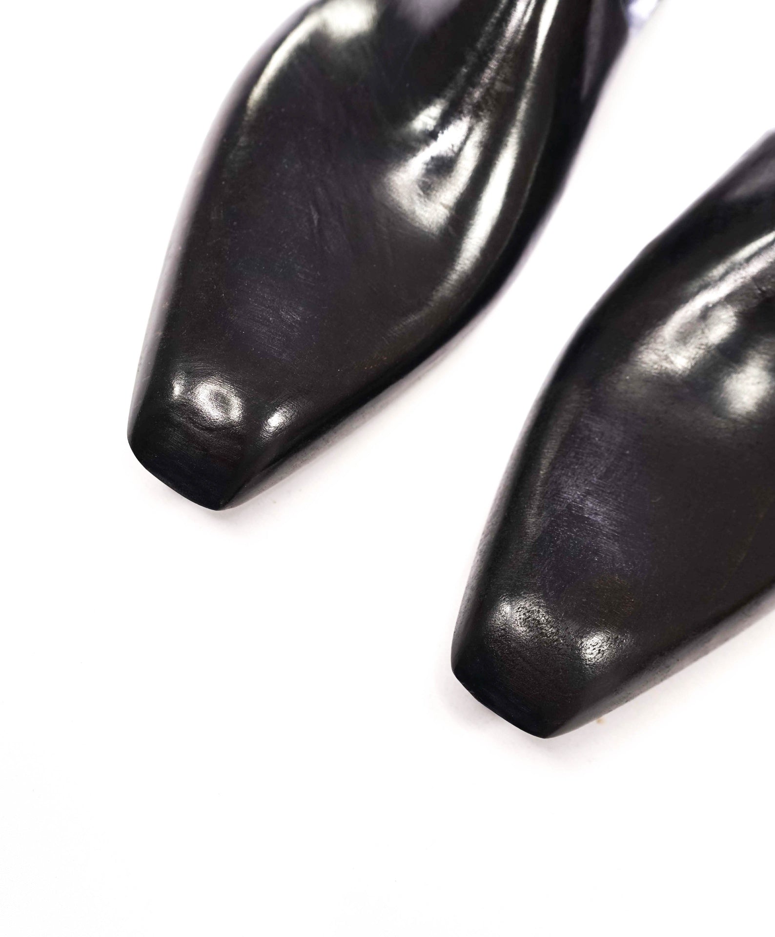 $125 BARKER BLACK - Black Cedar Wood Shoe Trees - 11