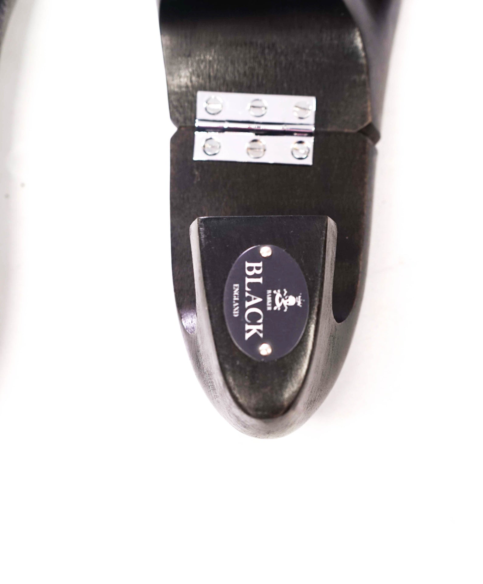 $125 BARKER BLACK - Black Cedar Wood Shoe Trees - 11