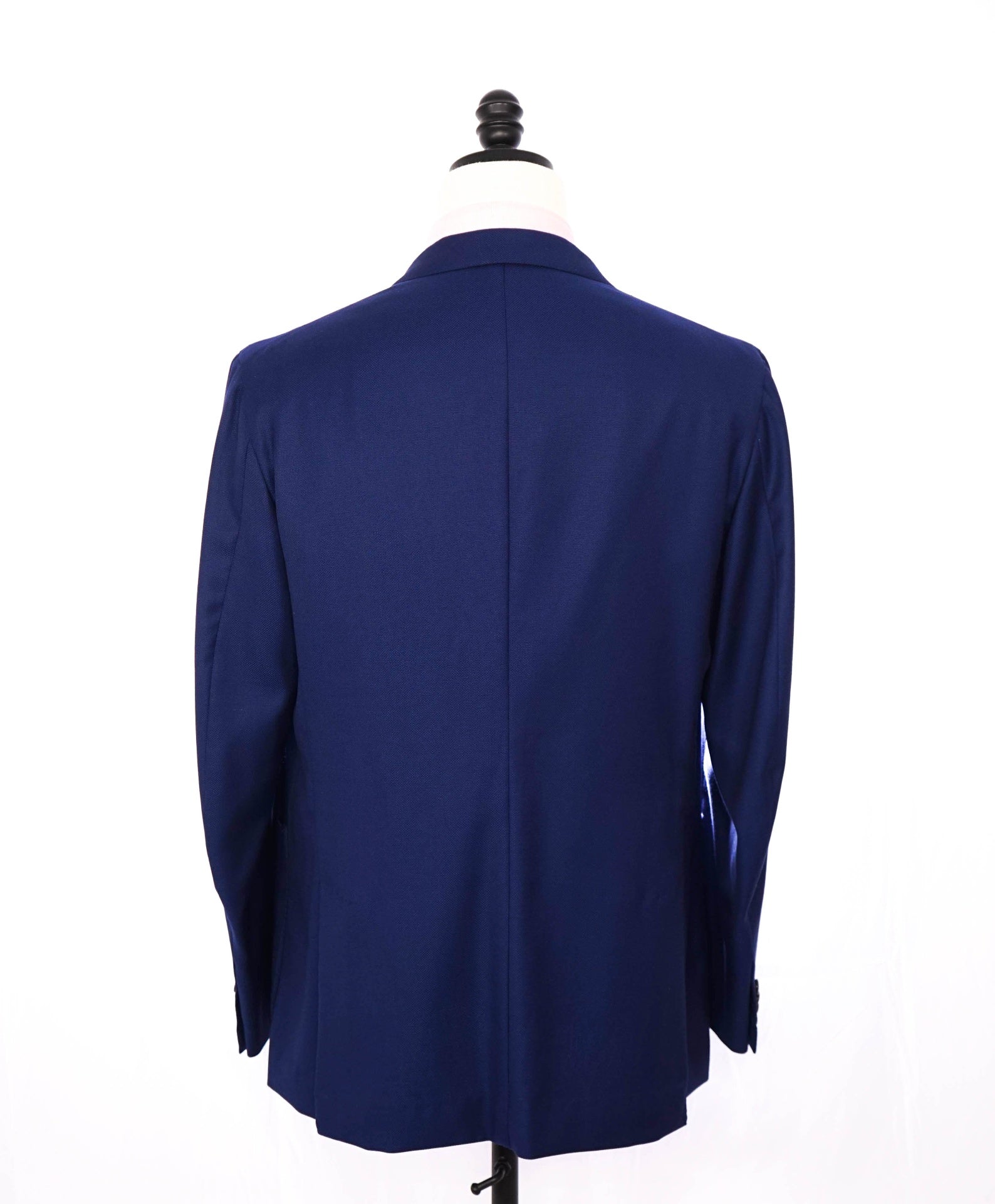 $4,695 ISAIA - Navy Blue Wool Double Breasted Blazer - 40R