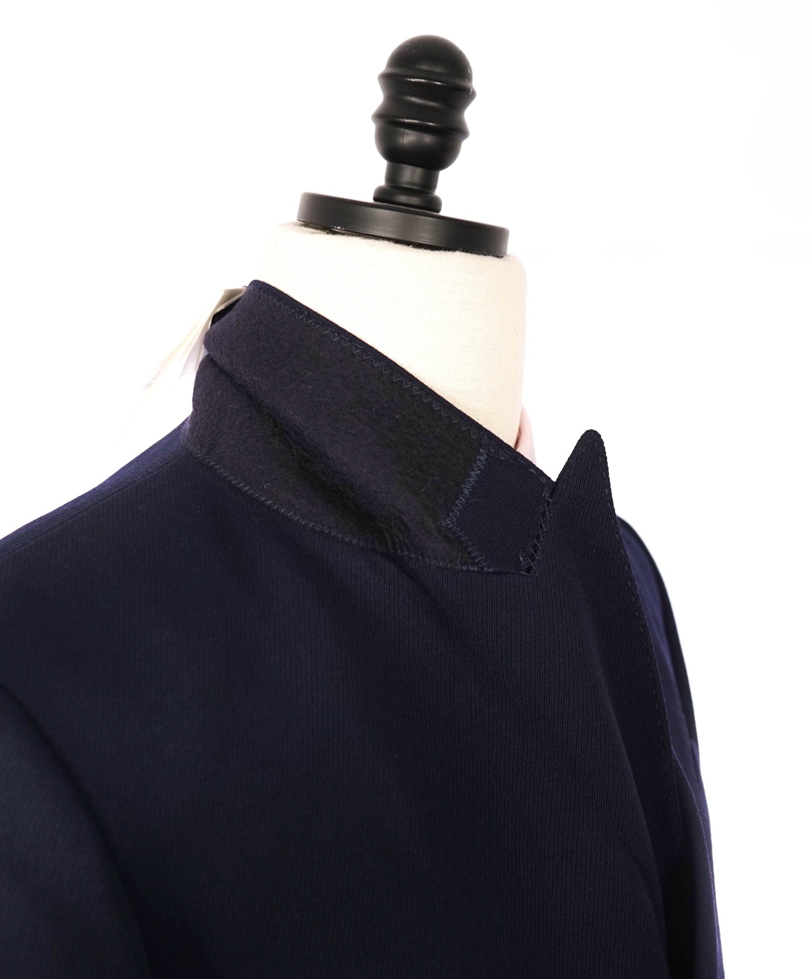 $1,345 AMI - Navy Blue Wool Double Breasted Blazer - 40R