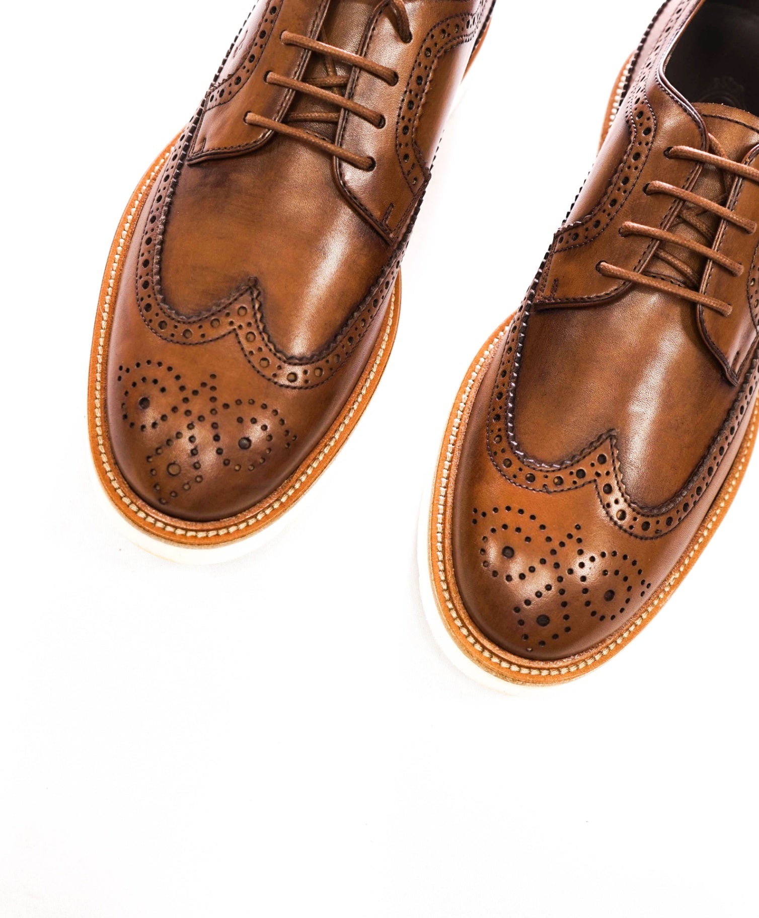 $925 TOD'S - Brown Leather Derby - US 8 (7UK)