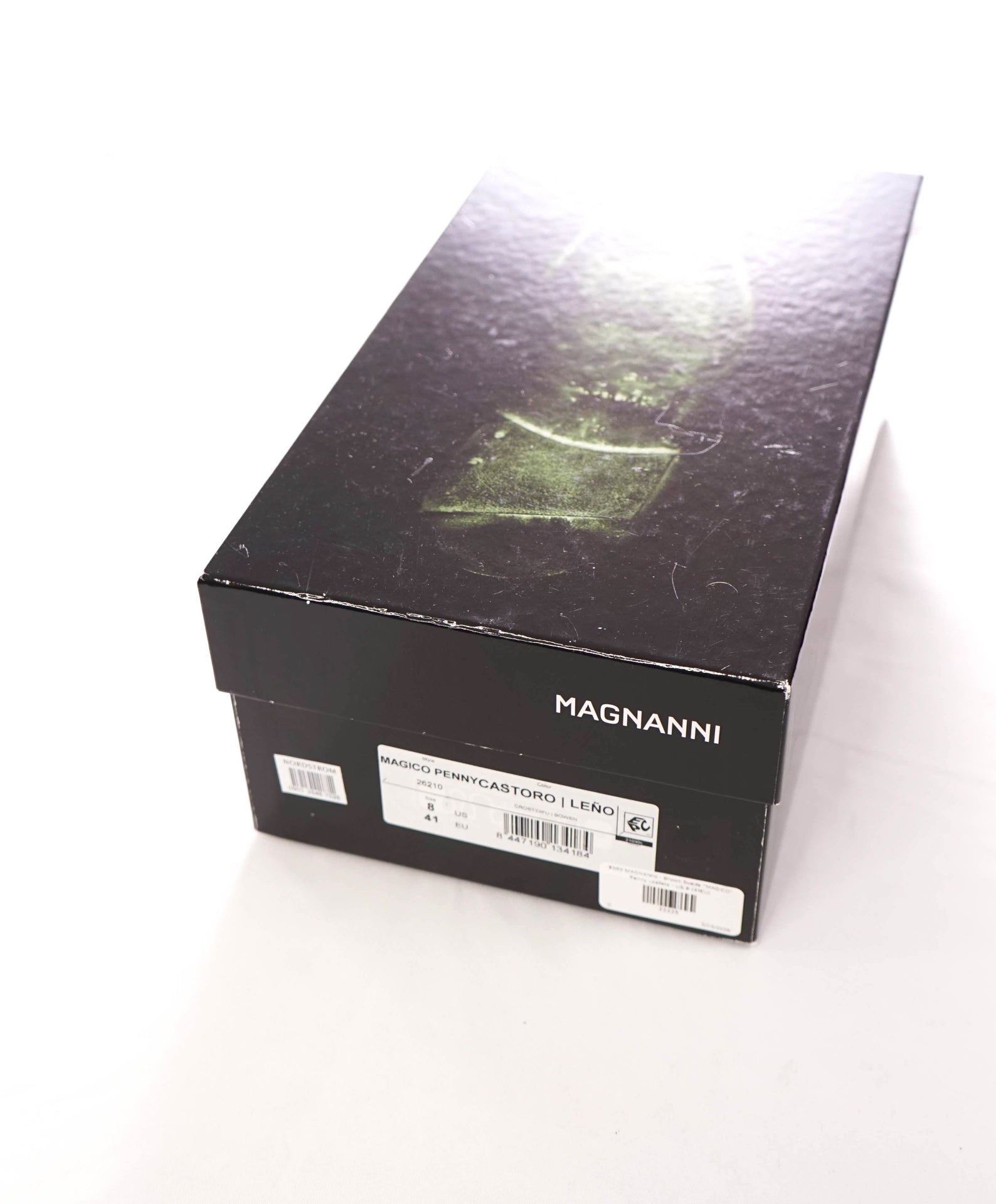 $595 MAGNANNI - Brown Suede "MAGICO" Penny Loafers - US 8 (41EU)