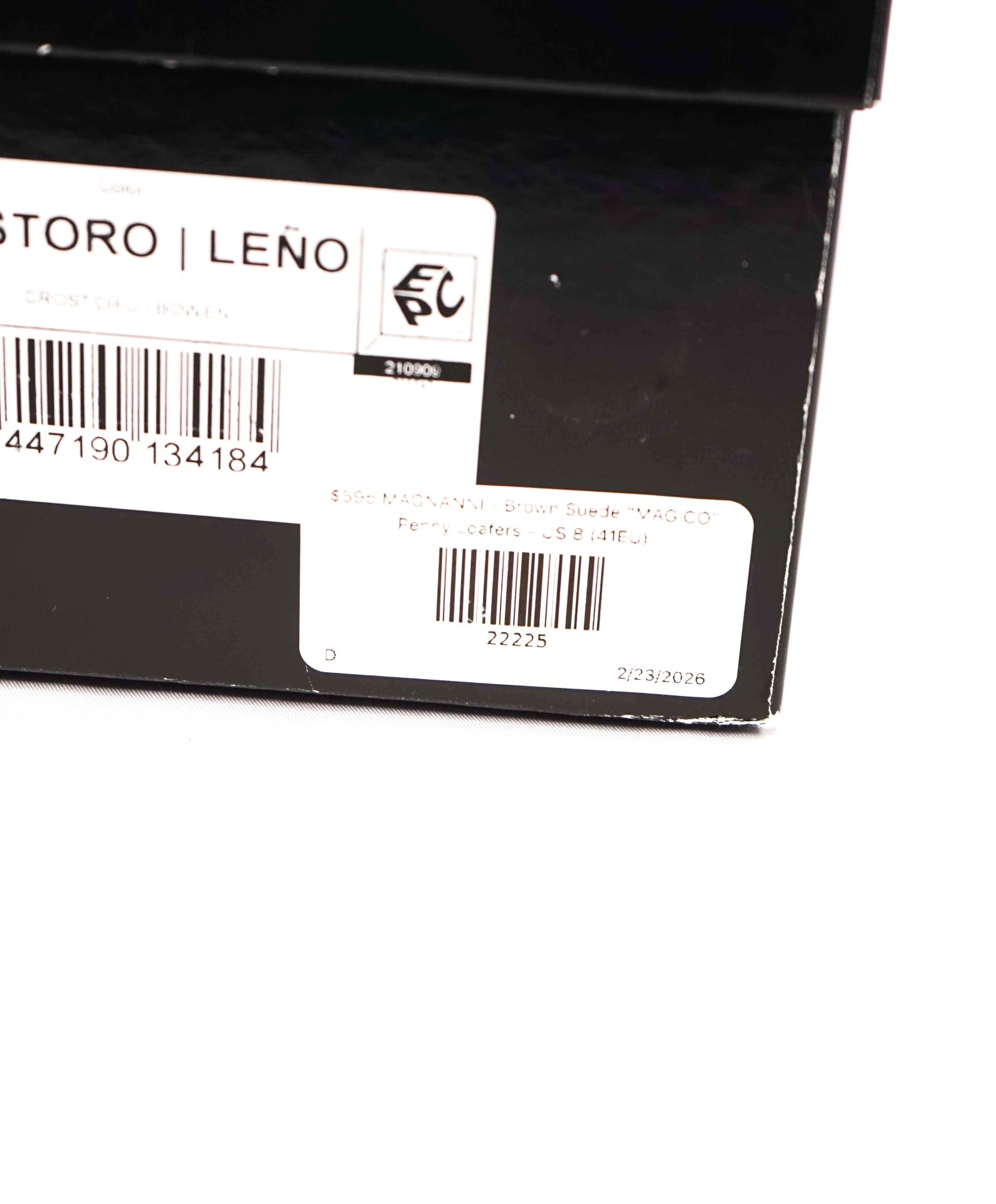 $595 MAGNANNI - Brown Suede "MAGICO" Penny Loafers - US 8 (41EU)