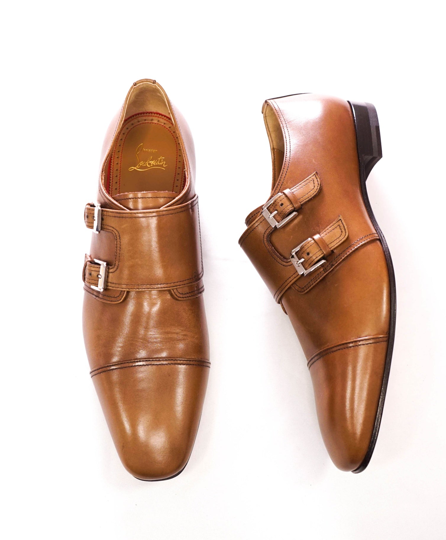 $1,150 CHRISTIAN LOUBOUTIN - *MORTIMER* Monk Loafers - US 10.5 (EU43.5)