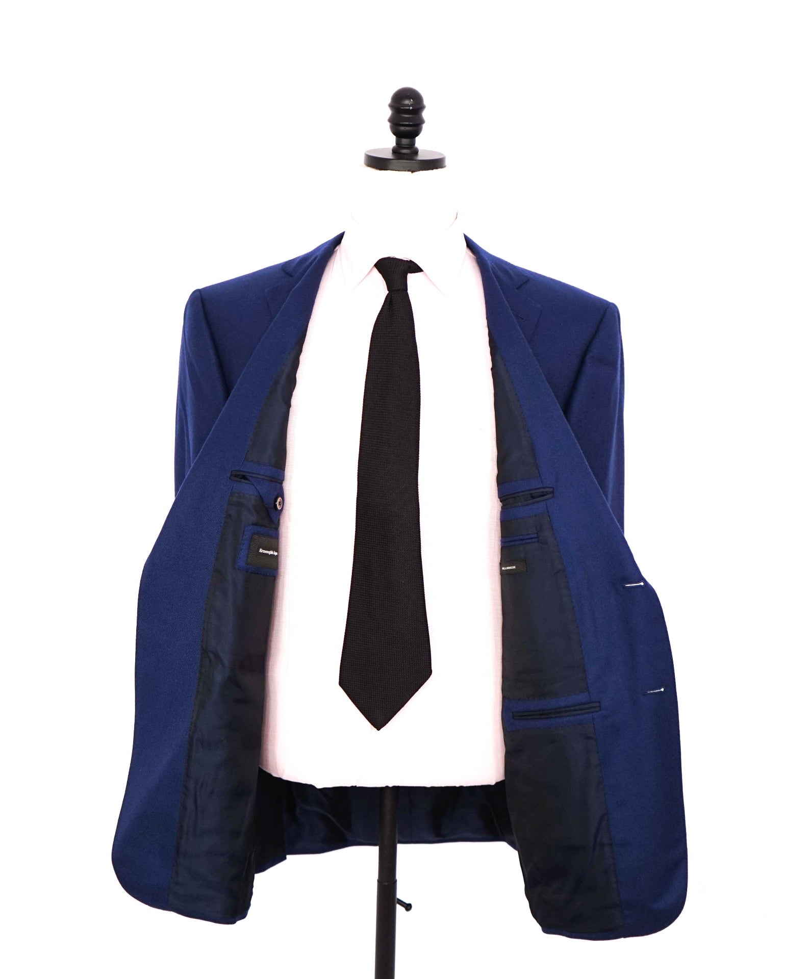 $5,995 ZEGNA - Bold Blue 100% PURE CASHMERE Blazer - 46R
