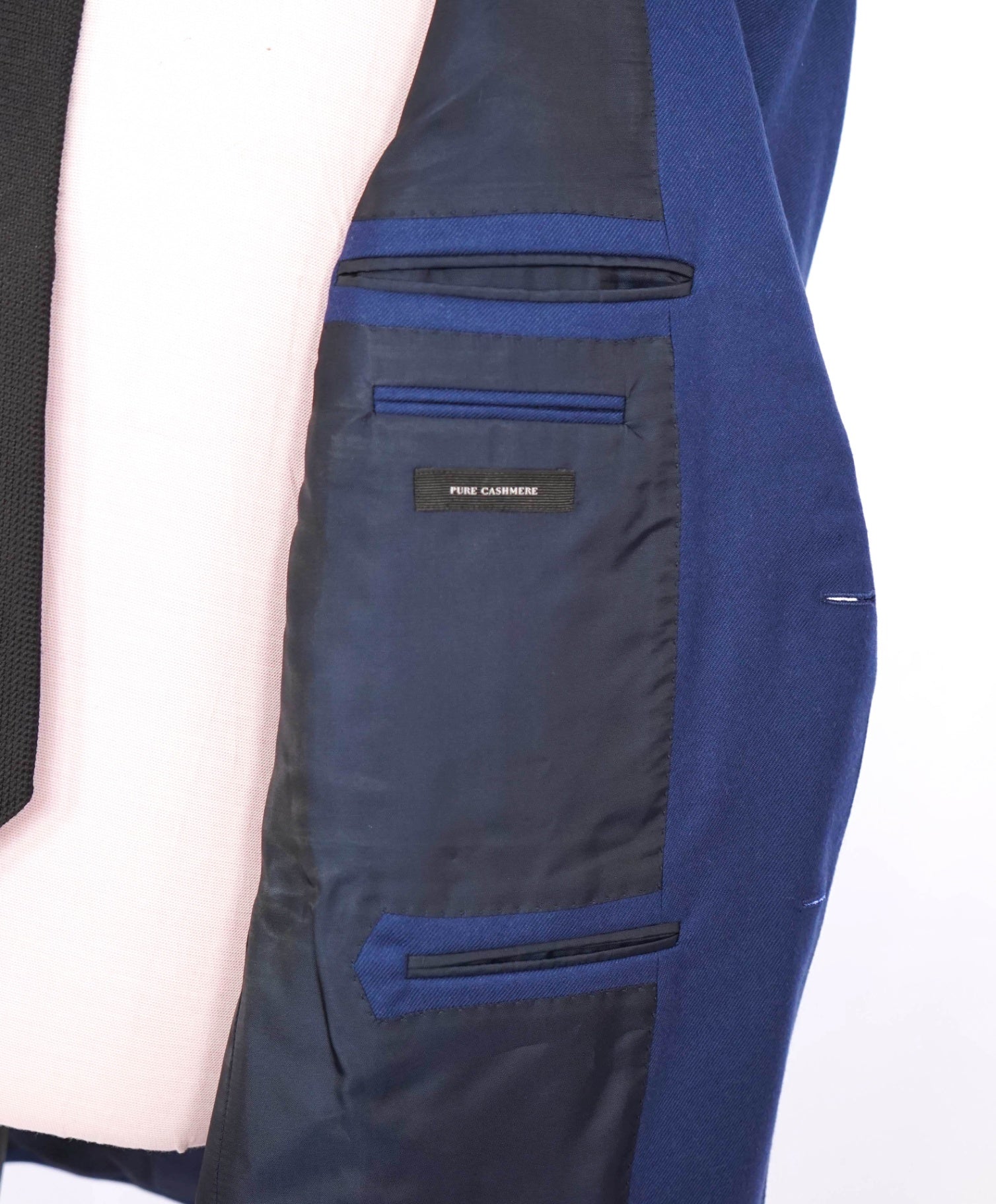 $5,995 ZEGNA - Bold Blue 100% PURE CASHMERE Blazer - 46R