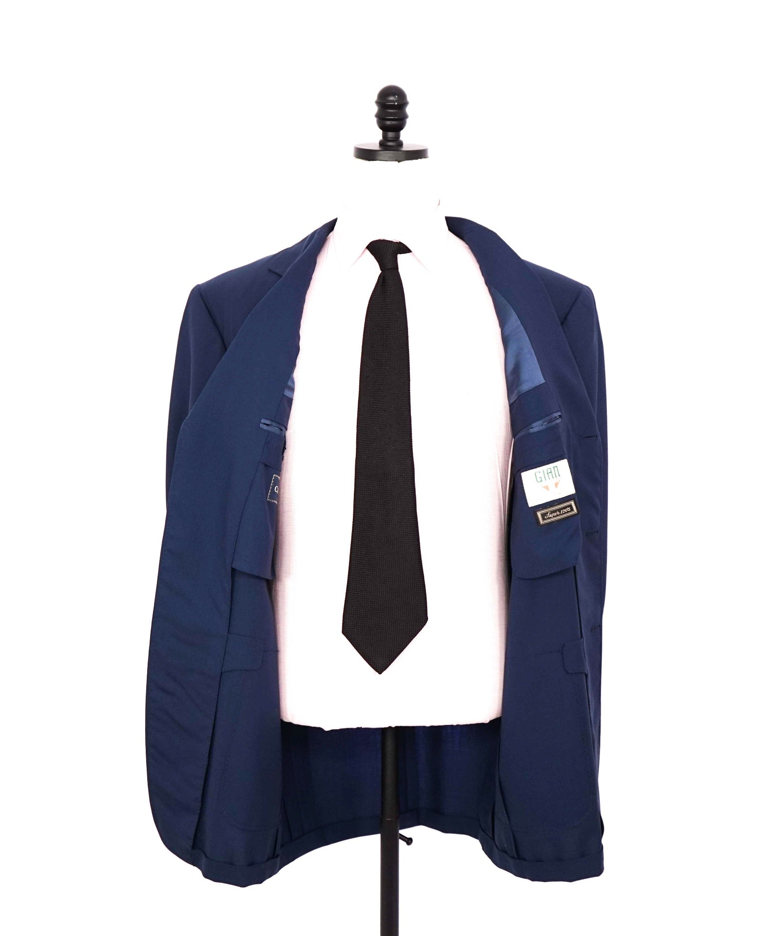 $1,895 CANALI - Navy Blue Super 120's Wool 3-Btn Blazer - 42L