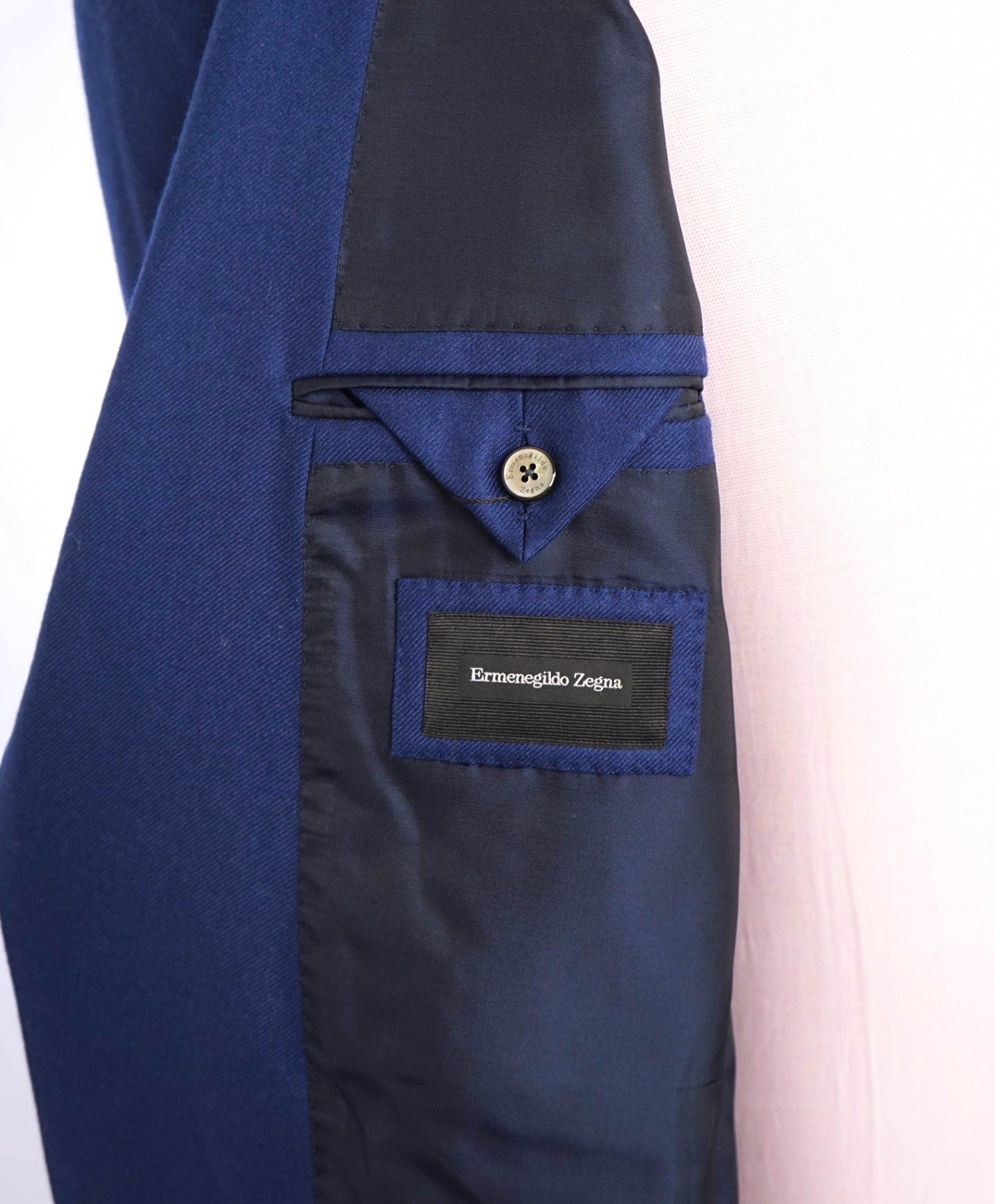$5,995 ZEGNA - Bold Blue 100% PURE CASHMERE Blazer - 46R