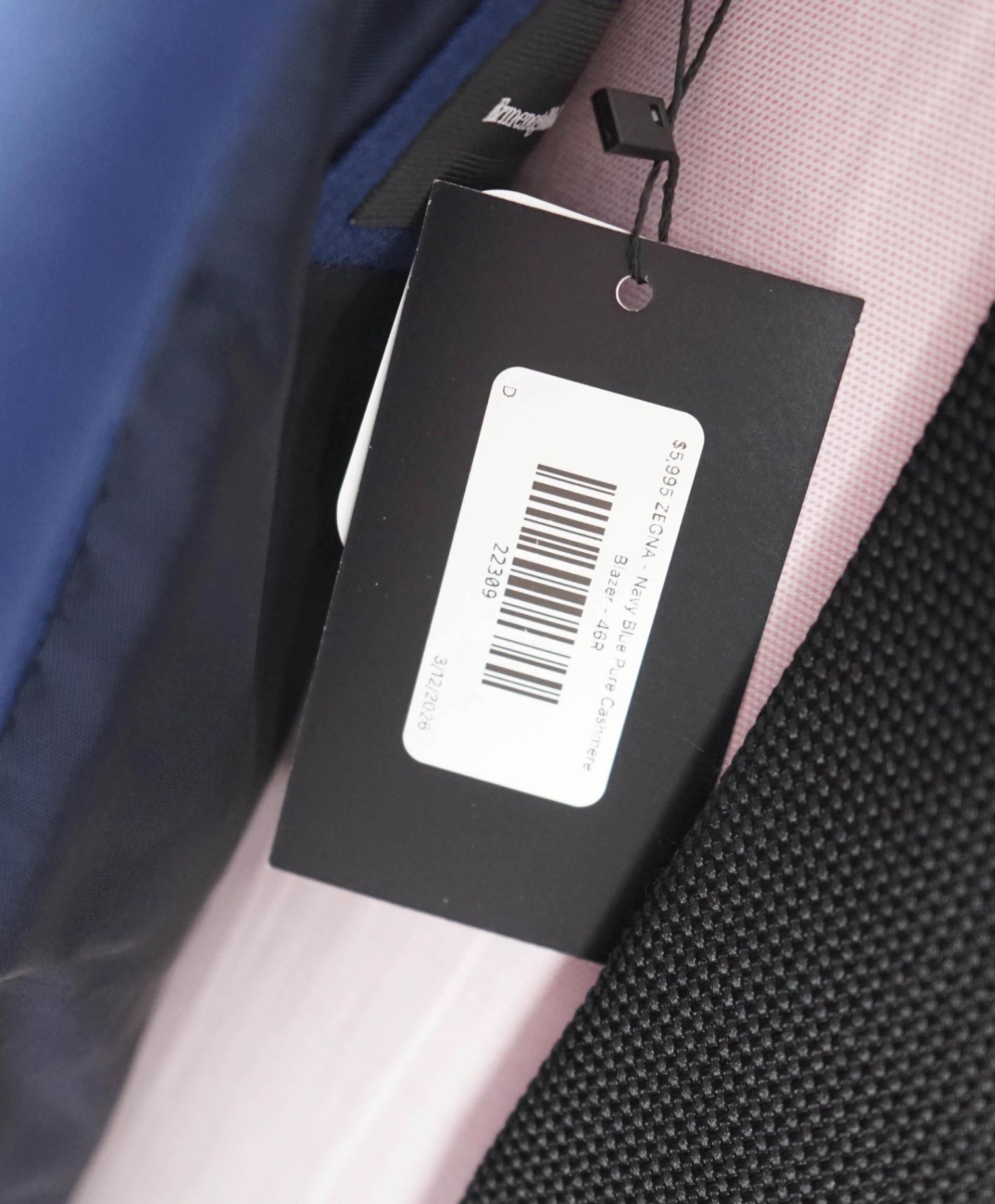 $5,995 ZEGNA - Bold Blue 100% PURE CASHMERE Blazer - 46R