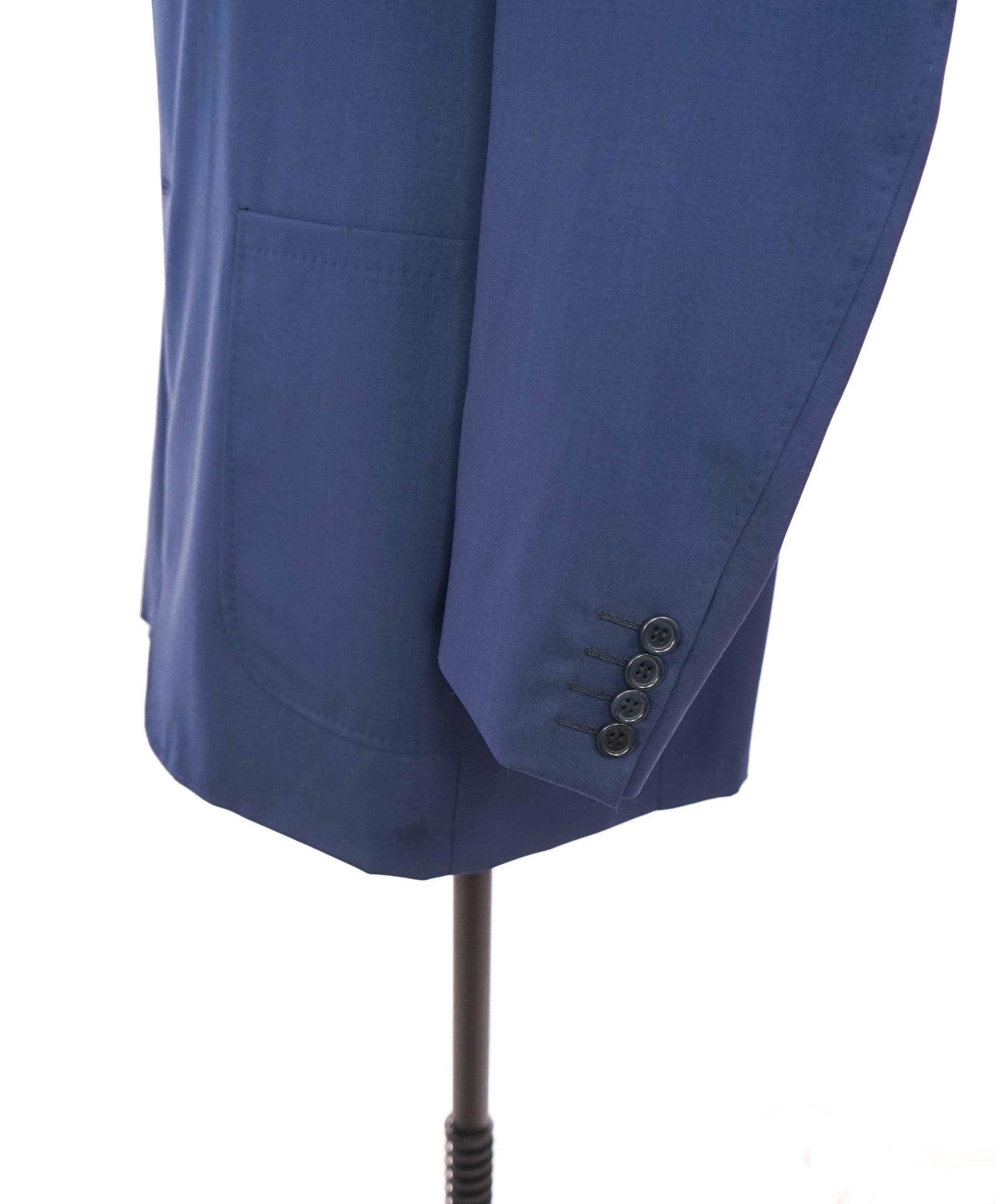 $1,895 CANALI - Navy Blue Super 120's Wool 3-Btn Blazer - 42L