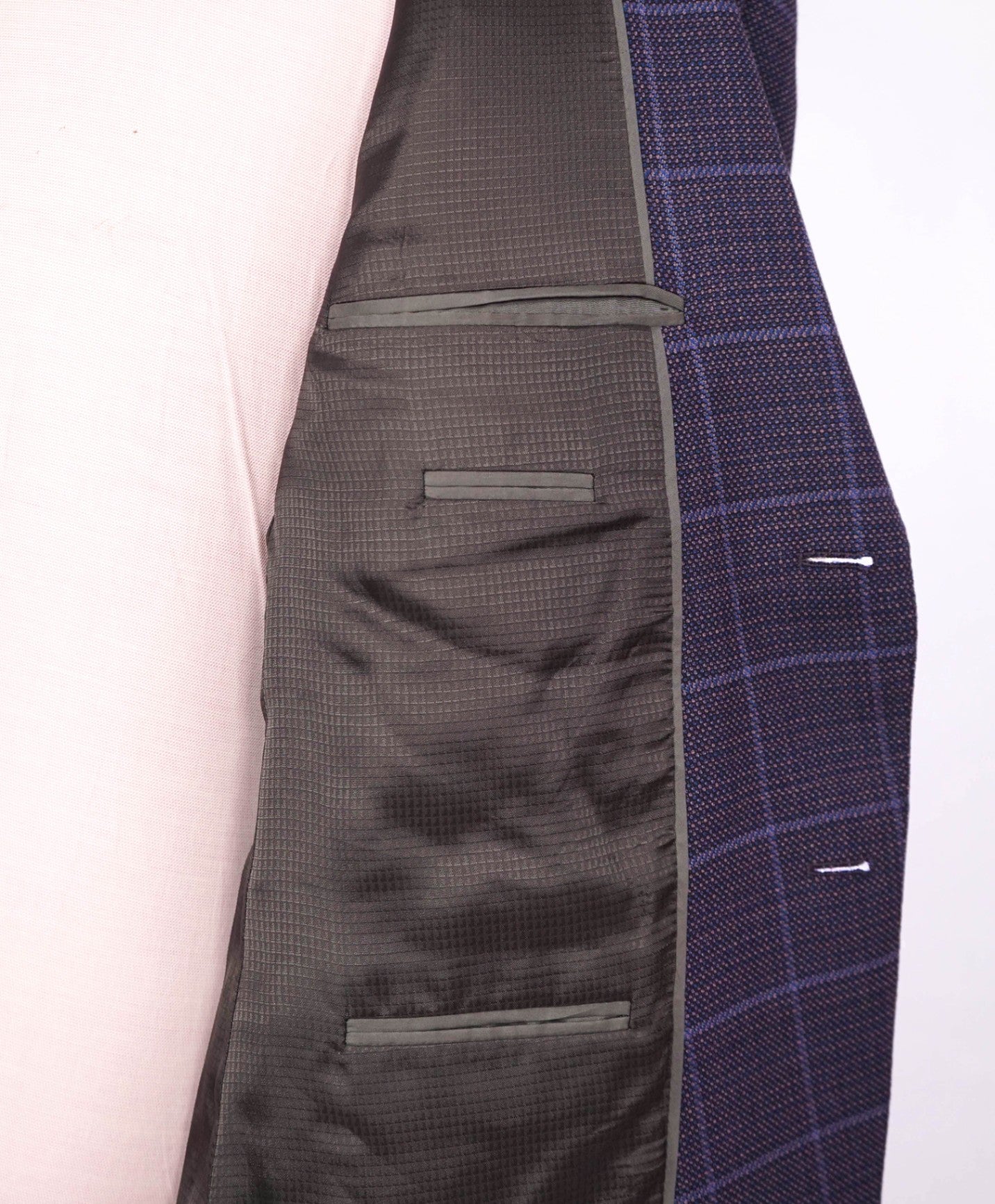 $1,995 EMPORIO ARMANI - Purple Wool "G-LINE" Blazer - 42R