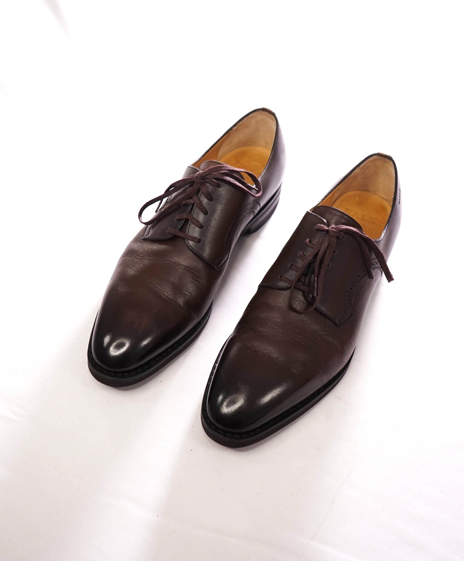 $1,195 BALLY SCRIBE - "Scrivani" Brown Goodyear Leather - US 8 (7UK)