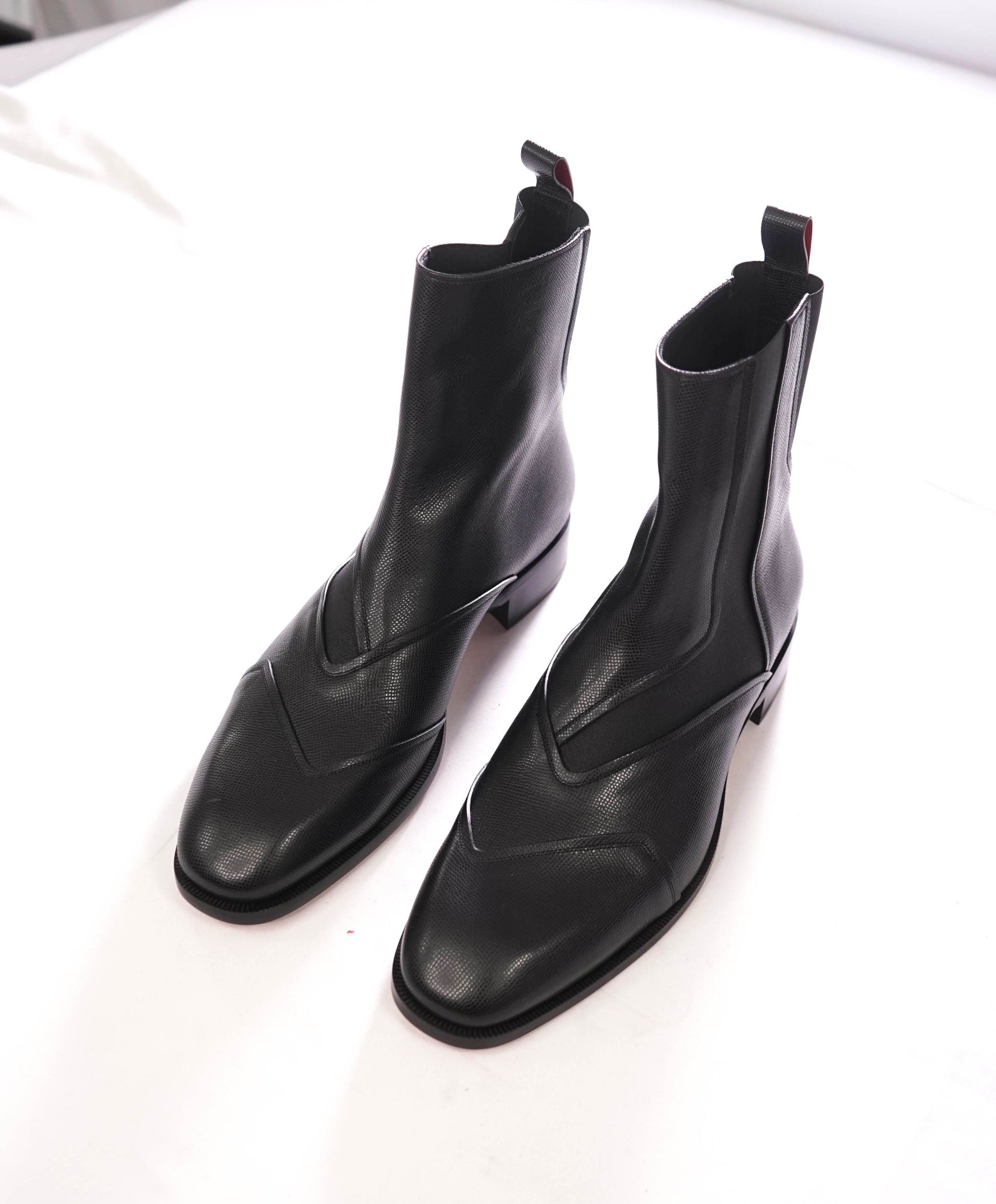 $1,445 CHRISTIAN LOUBOUTIN - BOABI Leather Boots - US 12.5 (42.5 EU)