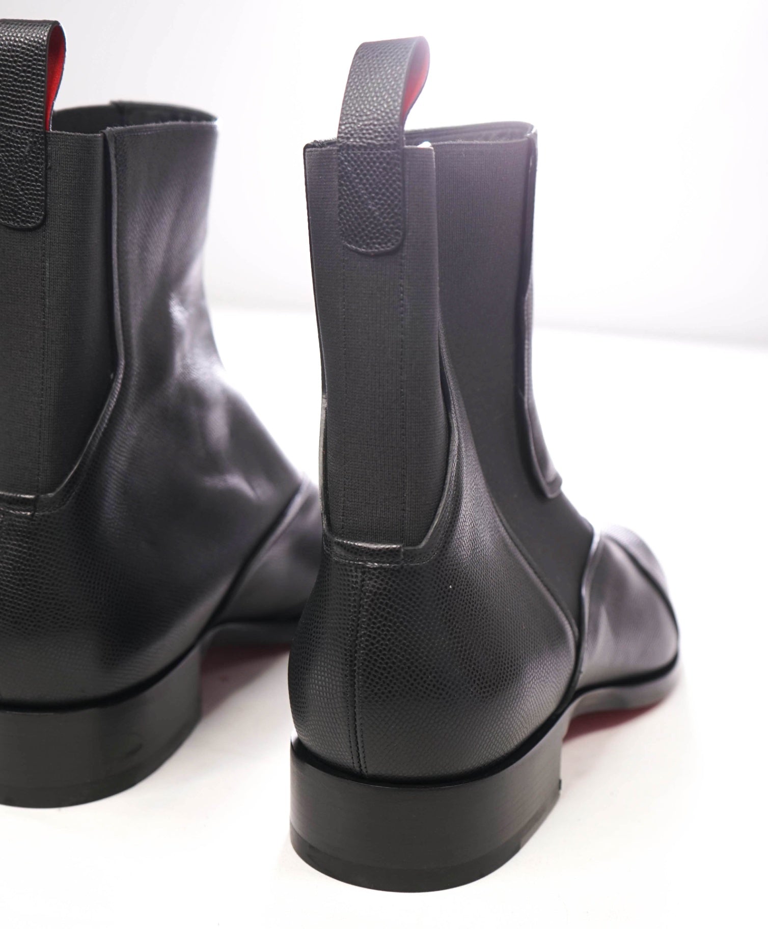 $1,445 CHRISTIAN LOUBOUTIN - BOABI Leather Boots - US 12.5 (42.5 EU)