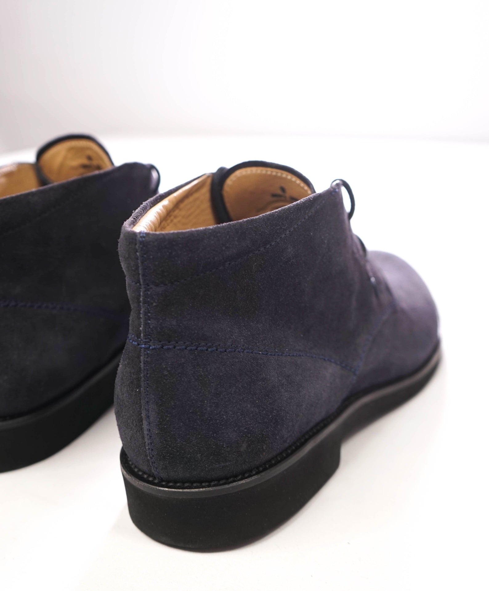 $700 TOD'S - Navy Blue Suede Chukka Boot - US 9 (UK8)