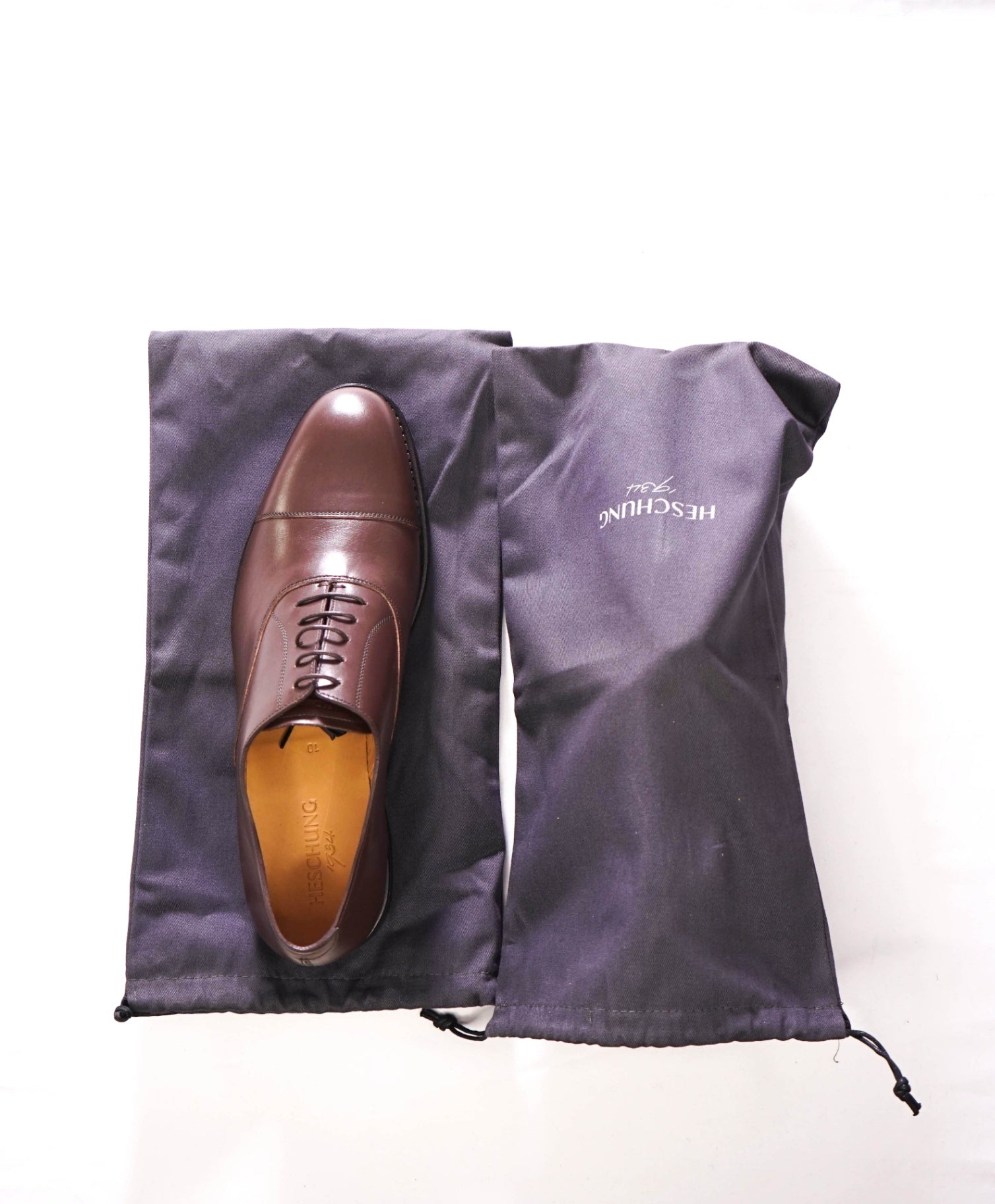 $745 HESCHUNG - Brown GOODYEAR Leather "TILLEUL" Oxfords - US 11 (UK10)