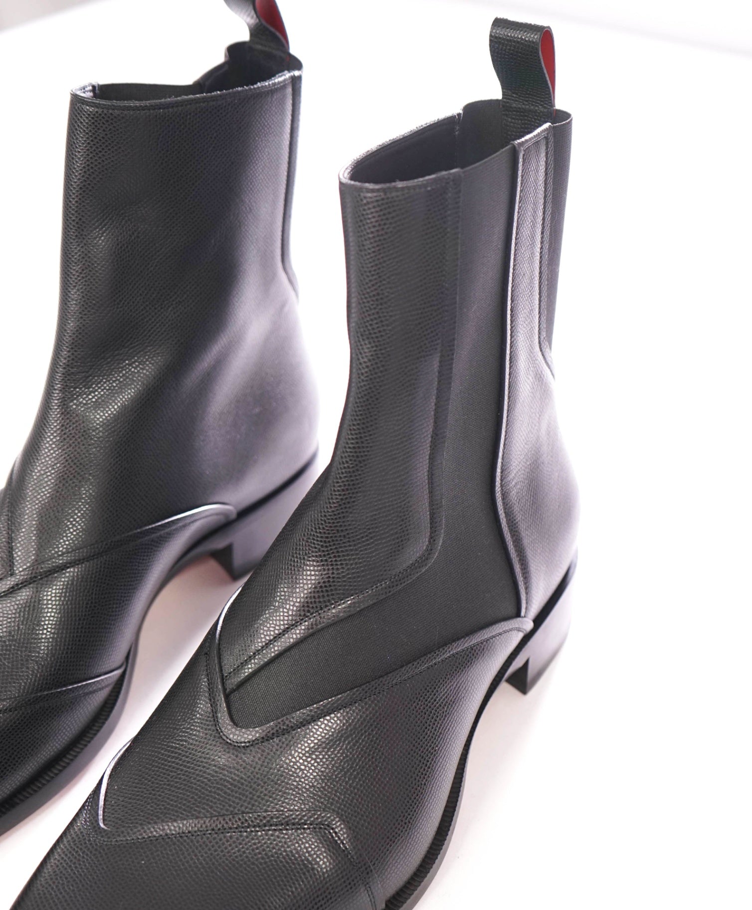 $1,445 CHRISTIAN LOUBOUTIN - BOABI Leather Boots - US 12.5 (42.5 EU)