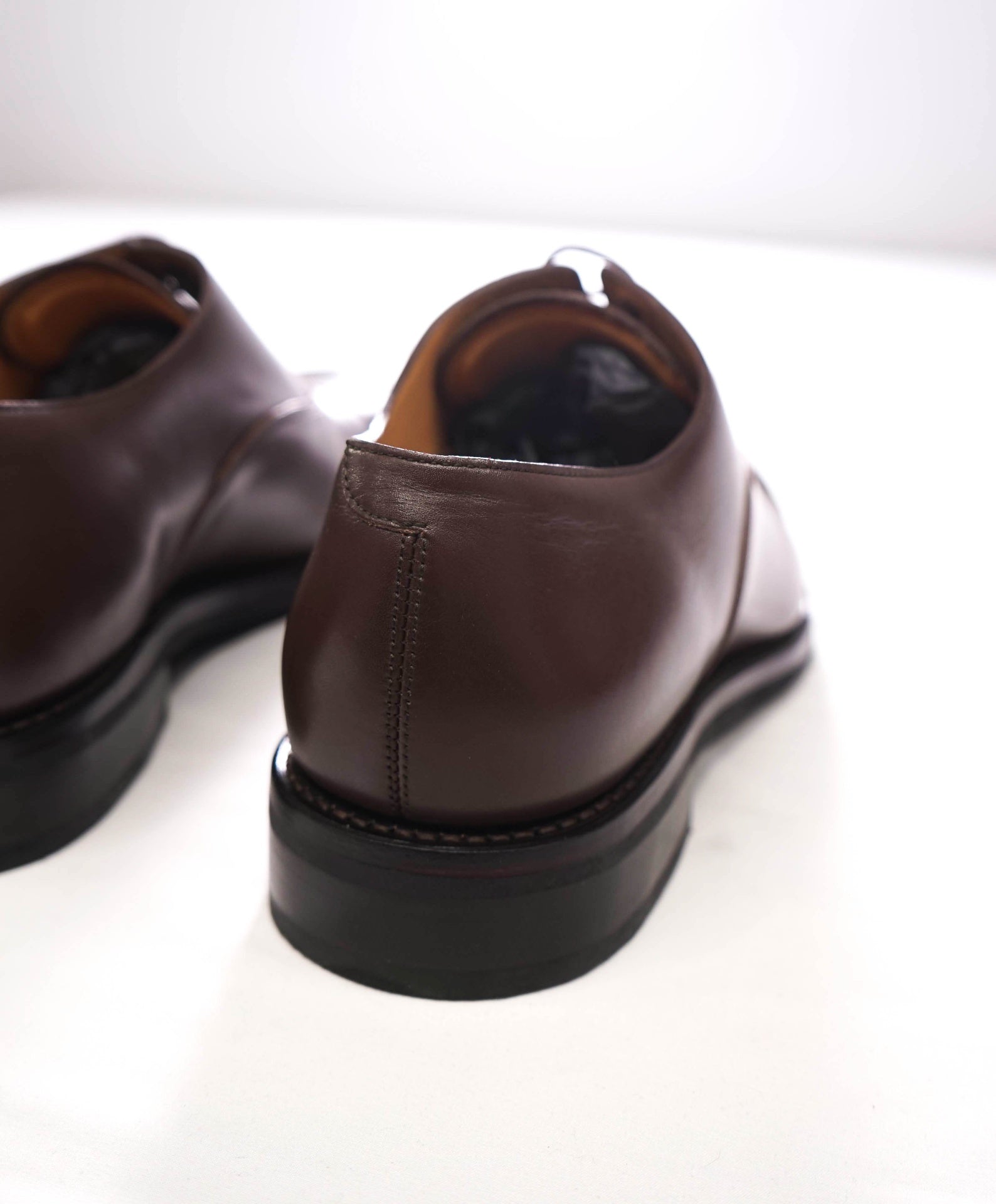 $745 HESCHUNG - Brown GOODYEAR Leather "TILLEUL" Oxfords - US 11 (UK10)