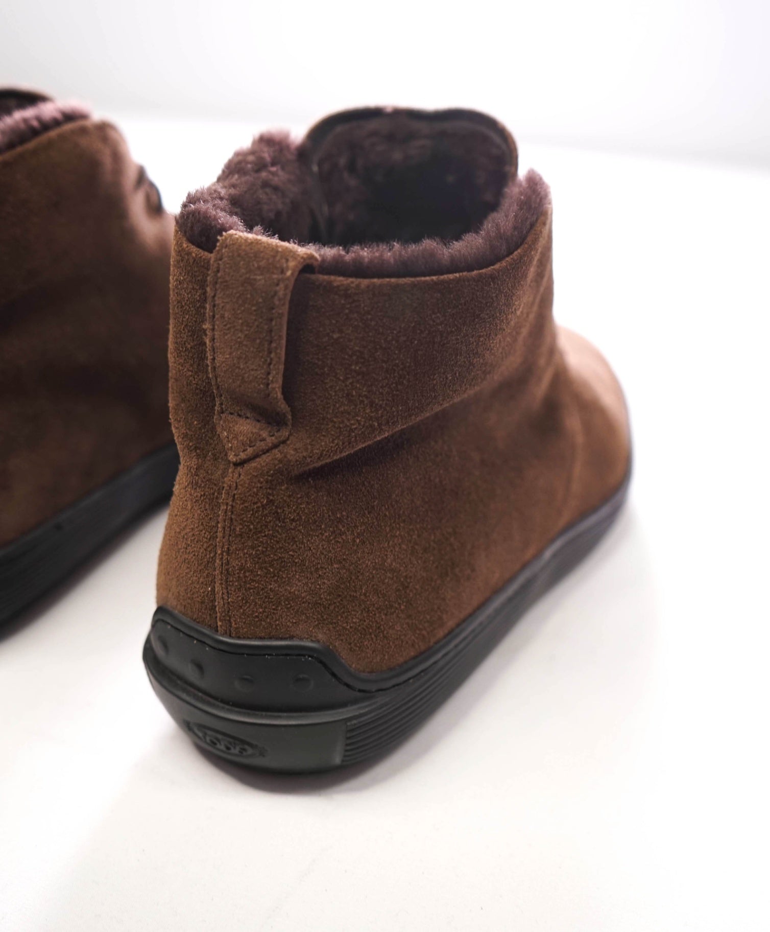 $595 TOD'S - Brown SHEARLING Suede Chukka Boot - US 10 (9UK)
