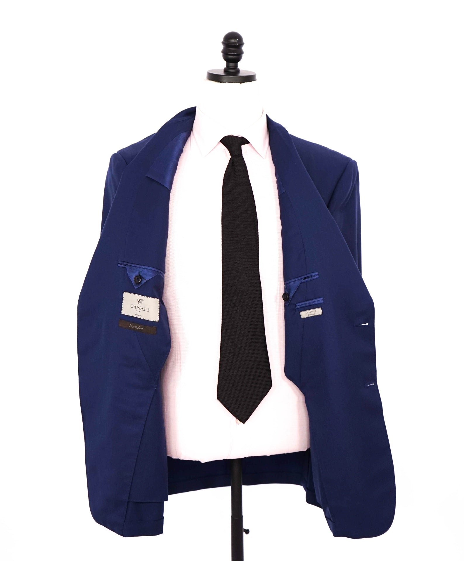 $3,495 CANALI - "EXCLUSIVE" Navy Travel 100% Cashmere Blazer - 44R