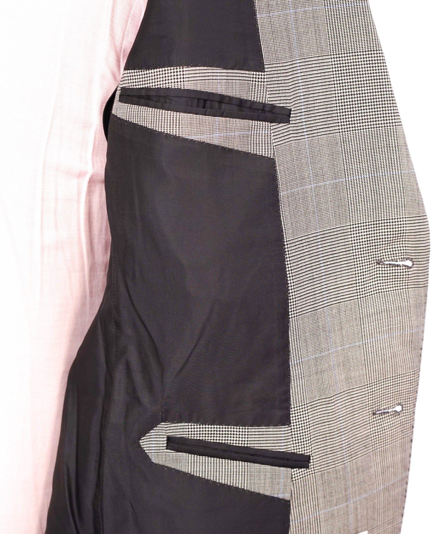 $5,295 RALPH LAUREN PURPLE LABEL - "DOUG" Glen Plaid Wool Suit - 38R