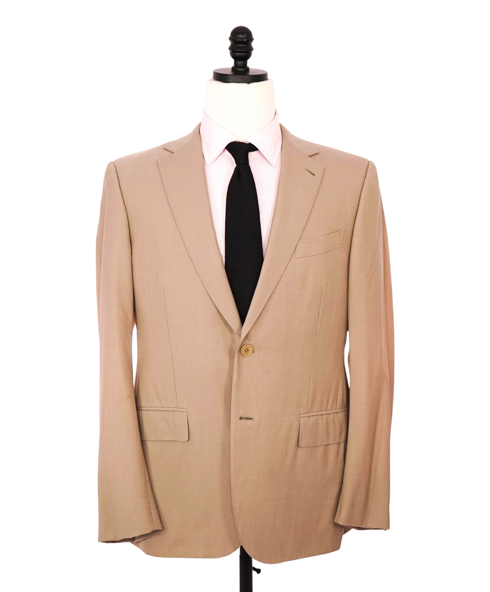 $4,950 ZEGNA - “HIGH PERFORMANCE” Beige Wool Suit - 40S