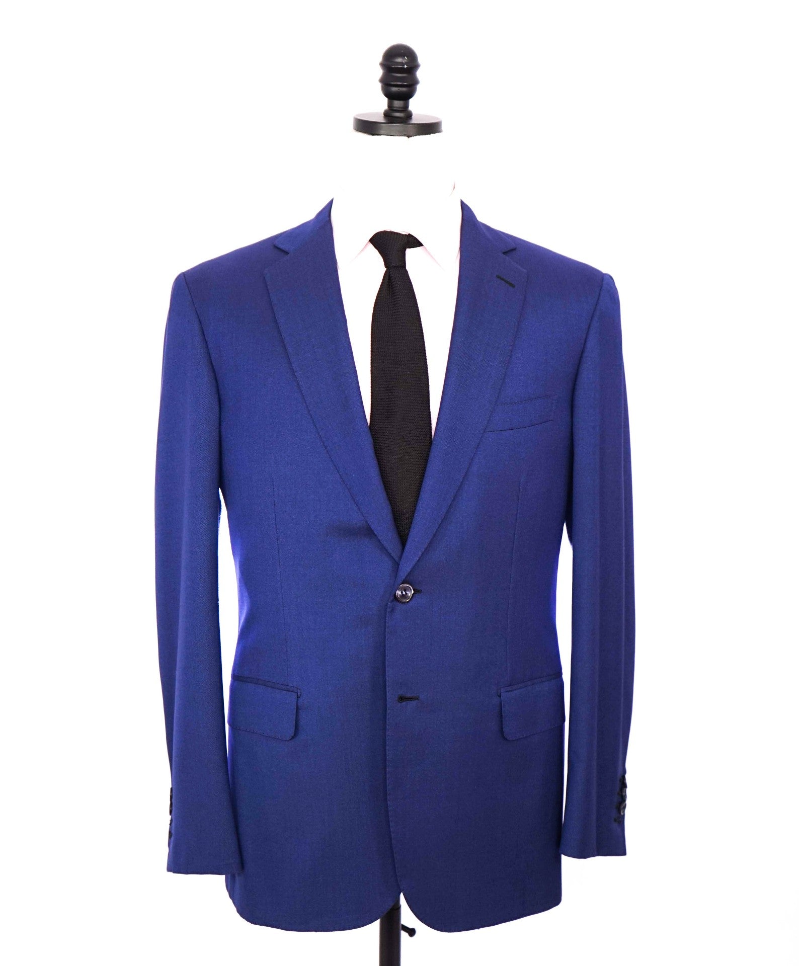 $6,700 BRIONI - Dark Blue Wool/Silk Suit - 40R