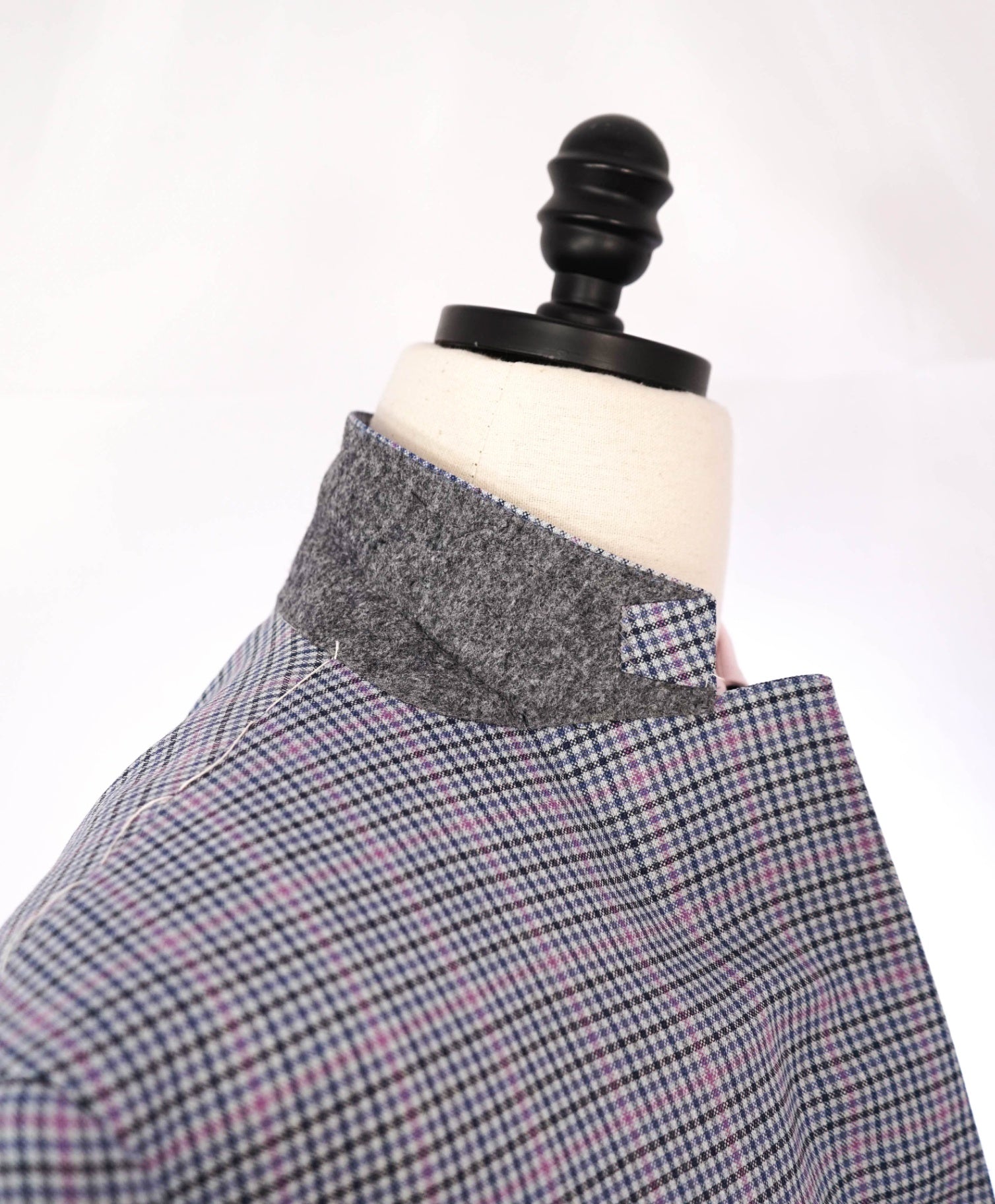 $1,117 SAKS 5TH AVE By ISAIA NAPOLI- Blue/Purple Wool Blazer - 48L