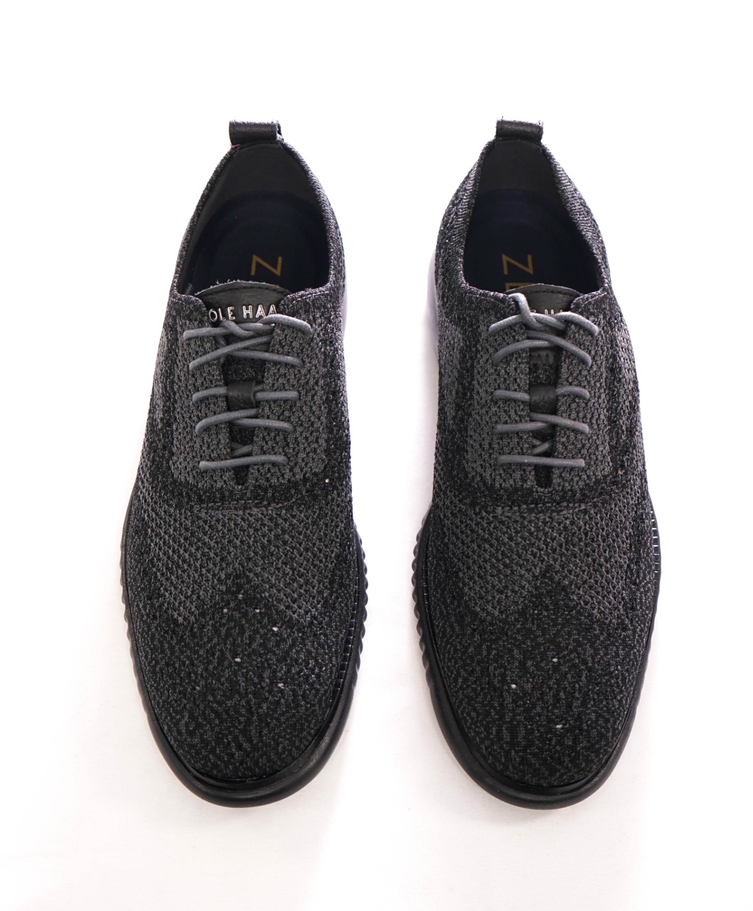 $200 COLE HAAN - Gray ZEROGRAND STITCHLITE Knit Oxfords - 9.5 M