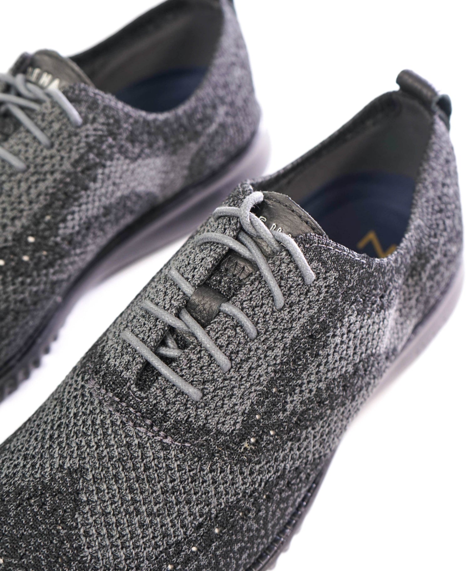 $200 COLE HAAN - Gray ZEROGRAND STITCHLITE Knit Oxfords - 9.5 M