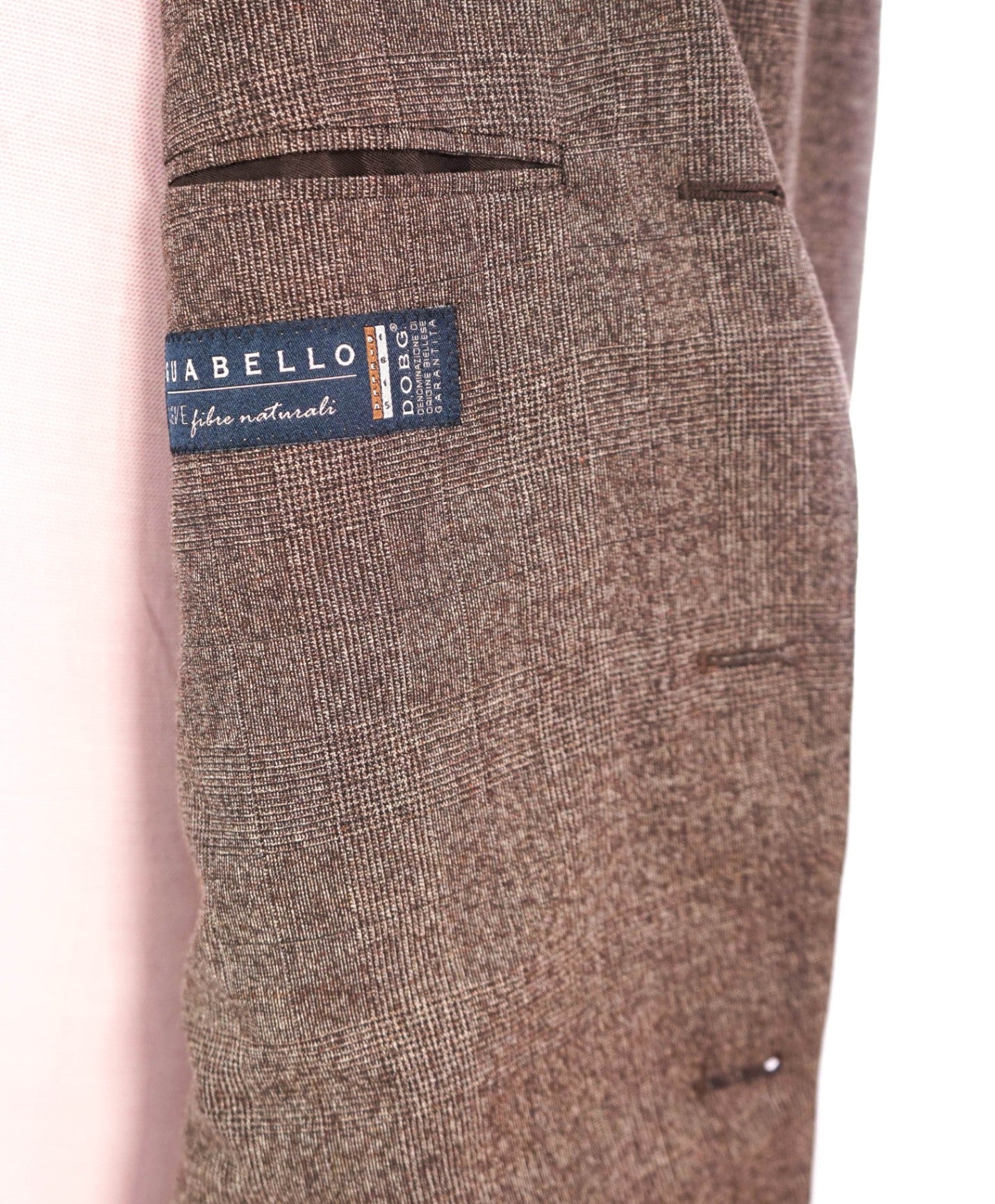 $1,750 LUIGI BIANCHI MANTOVA - Brown Wool/Cotton 2/3-Btn Suit - 42R