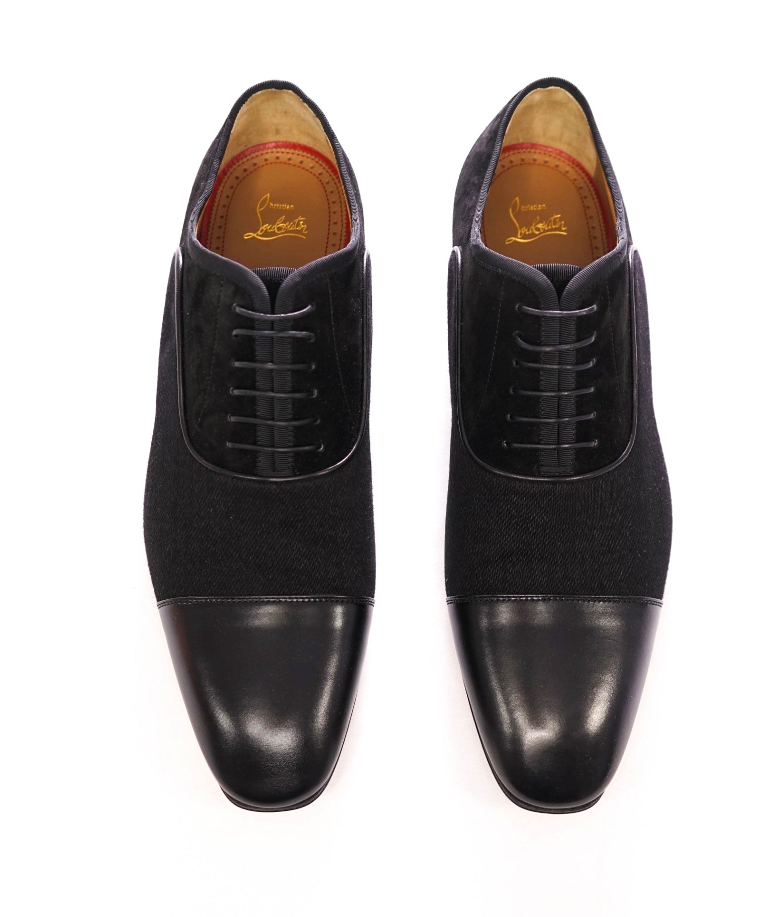 $1,295 LOUBOUTIN - Black "GREGGYROCKS" Oxfords - 13 (46EU)