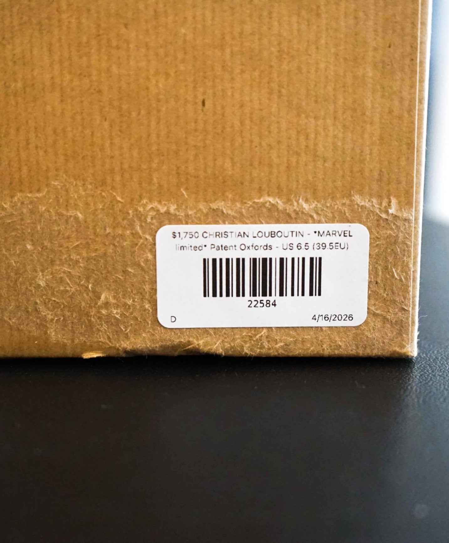 $1,750 LOUBOUTIN - *MARVEL limited* Patent Oxfords - US 6.5 (39.5EU)