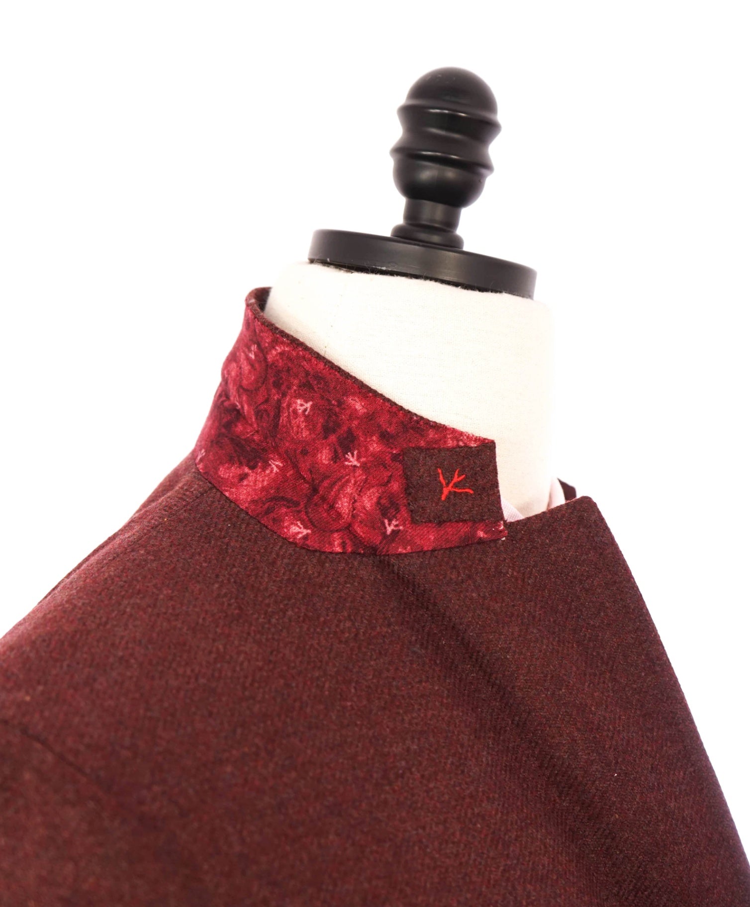 $5,200 ISAIA - Burgundy PURE CASHMERE Sport Jacket - 42R