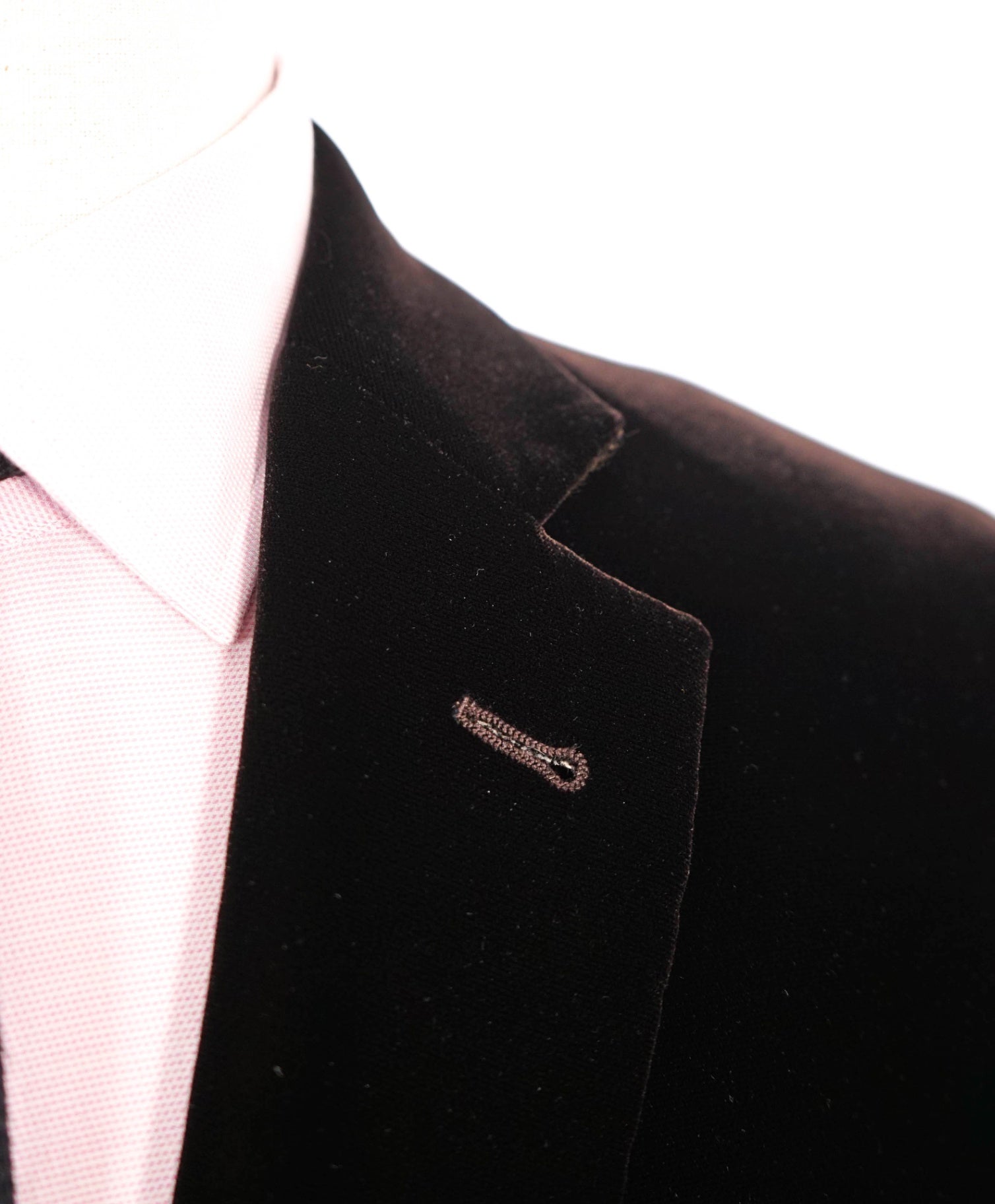 $2,995 GIORGIO ARMANI - Black/Brown Velvet "SOFT" Jacket - 44L