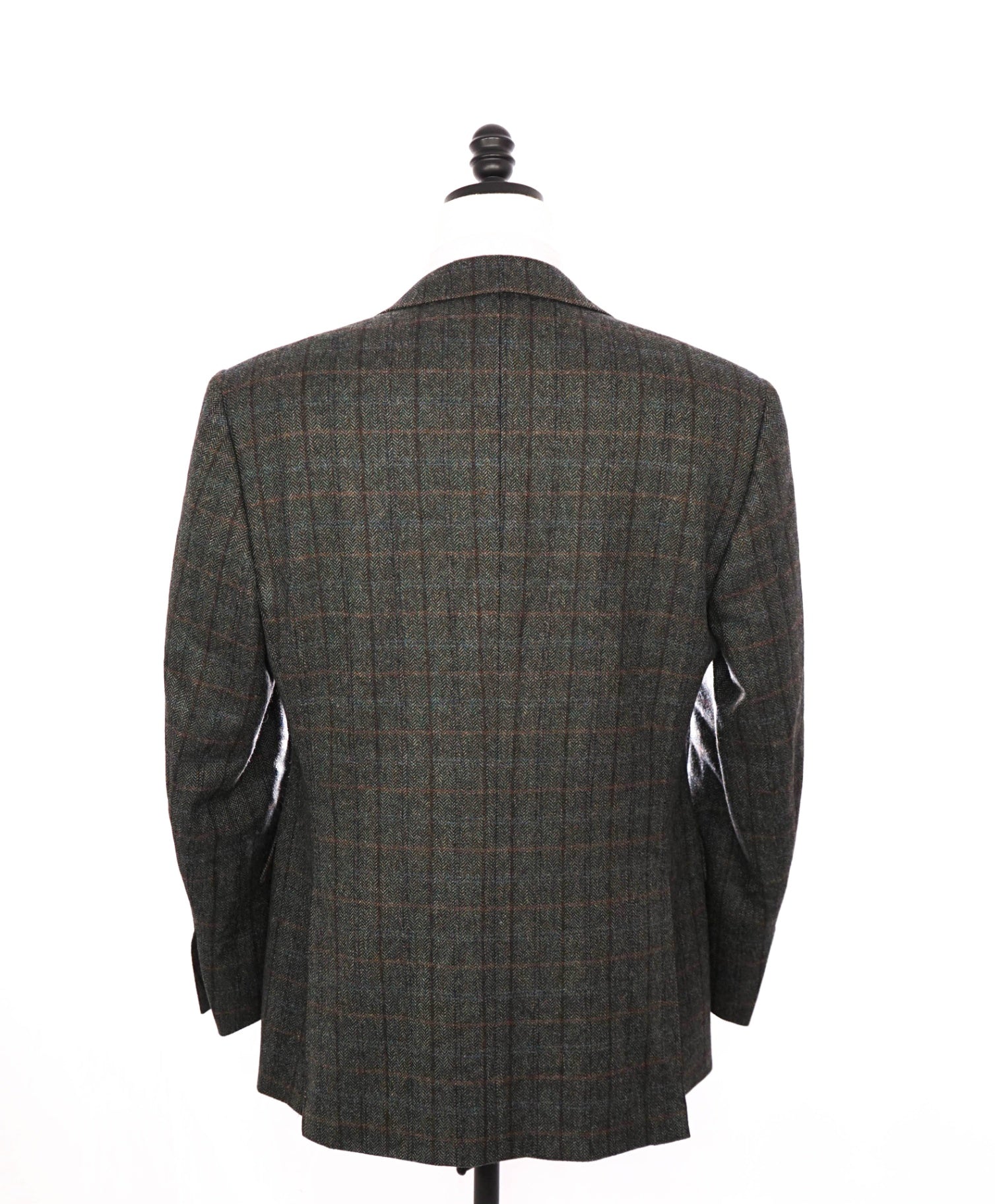 $1,895 CANALI - Green Plaid Tweed Wool Blazer - 42R