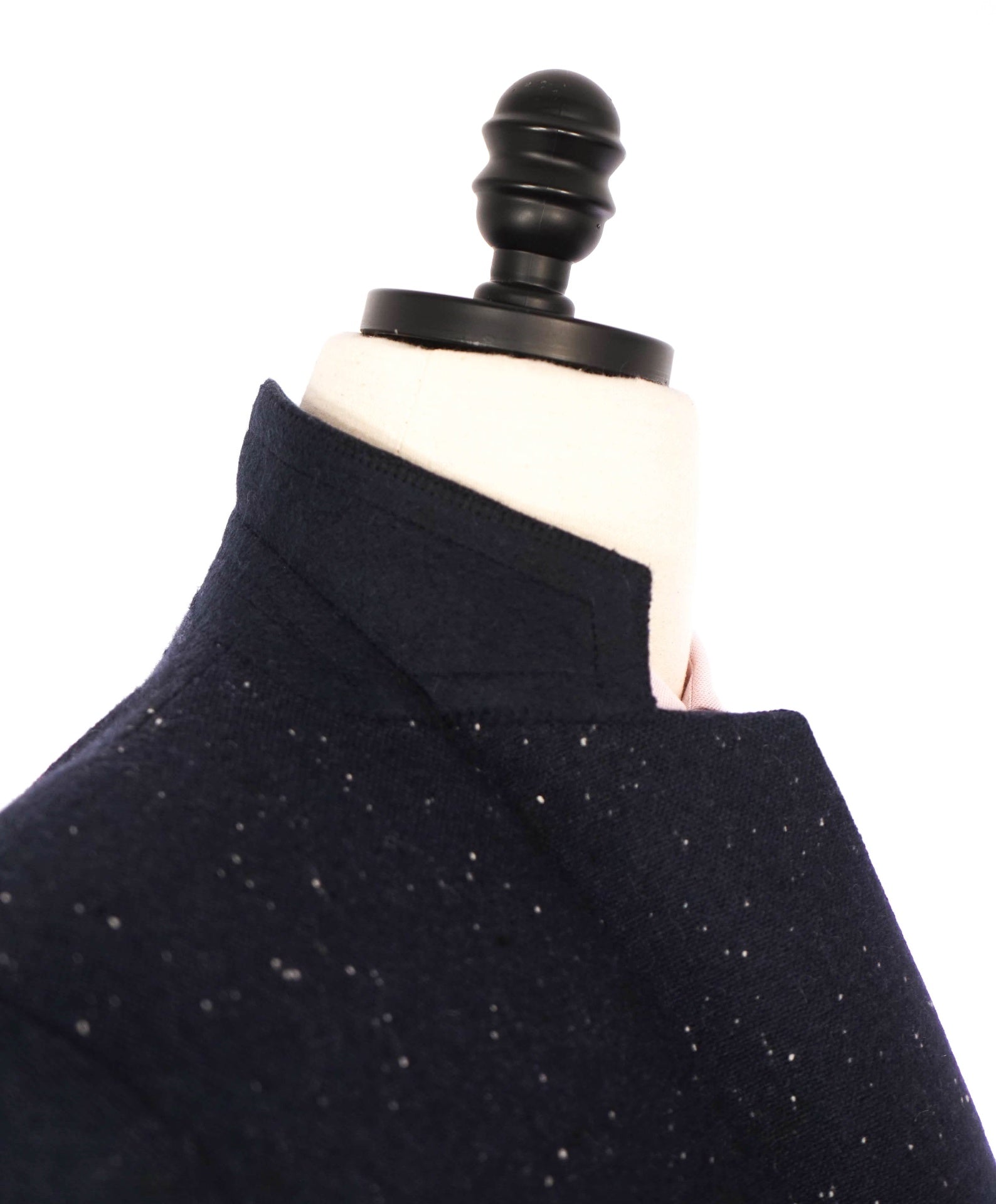 $5,400 GIORGIO ARMANI - Navy Fleck *100% Cashmere* Blazer - 40R
