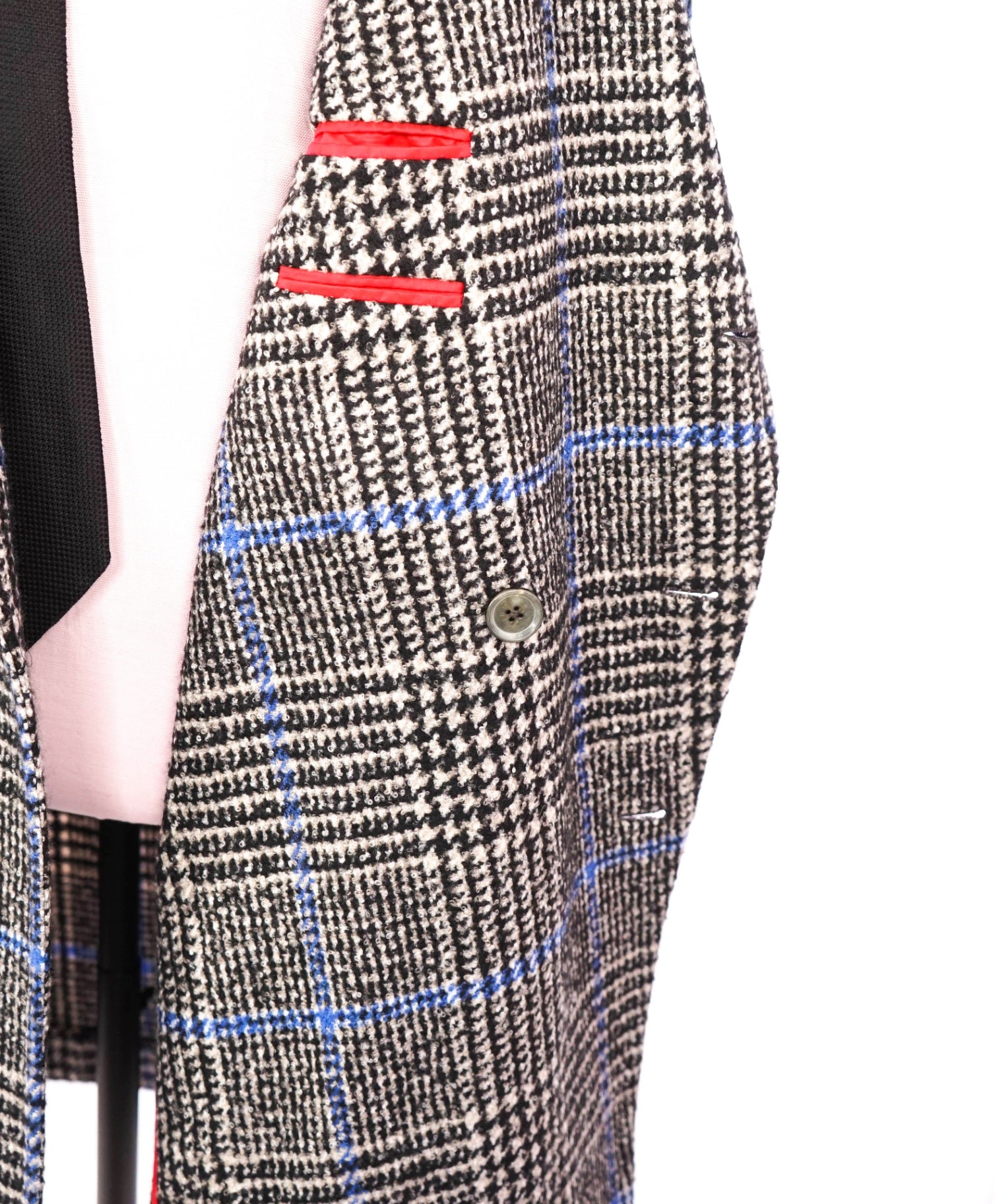 $9,165 ISAIA - Plaids & Checks **87% CASHMERE**/Silk Overcoat - 46R