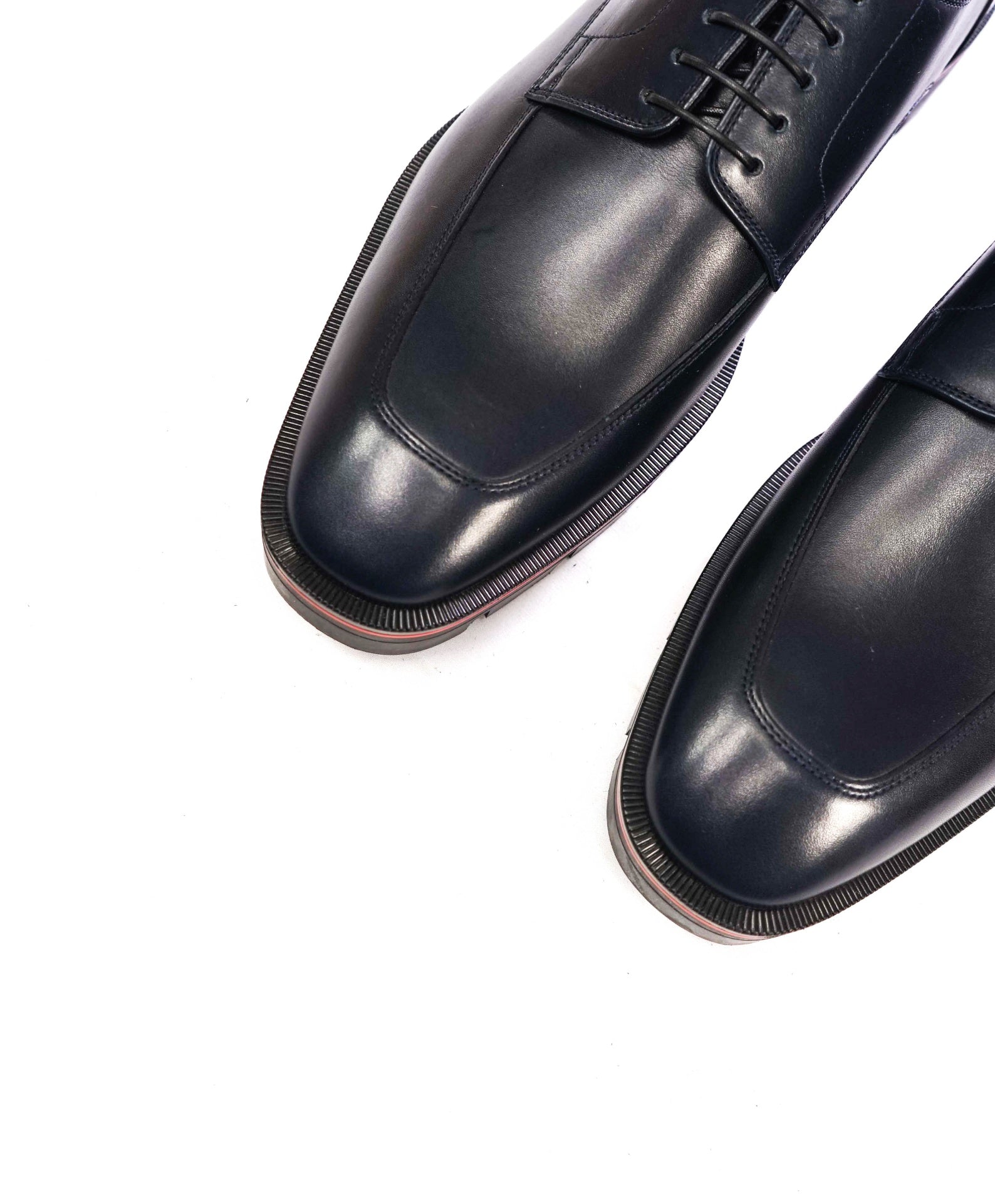 $1,190 LOUBOUTIN - Marine Blue Lug Sole *DAVISOL* Derby - US 10 (43EU)
