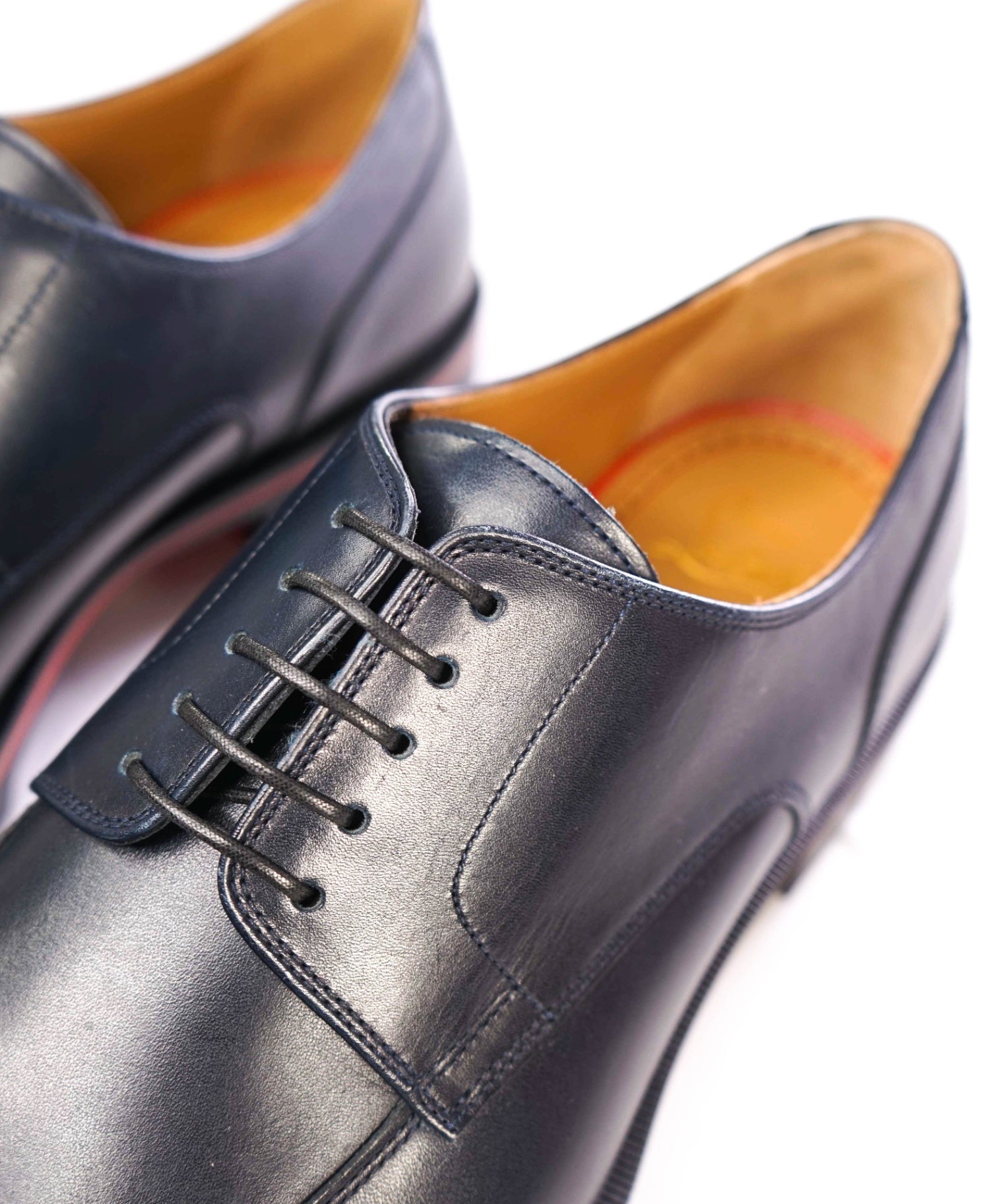 $1,190 LOUBOUTIN - Blue Leather Lug Sole *DAVISOL* Derby - US 10 (43EU)