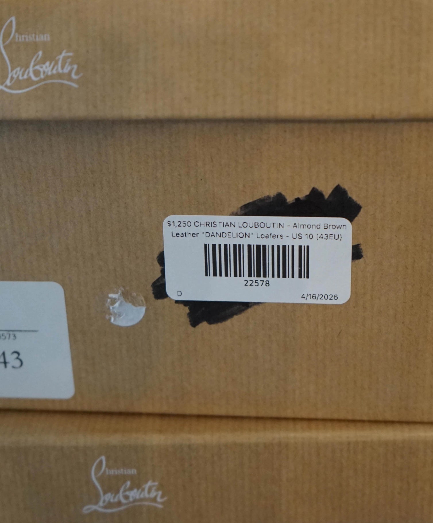 $1,250 LOUBOUTIN - Almond Brown "DANDELION" Loafers - US 10 (43EU)